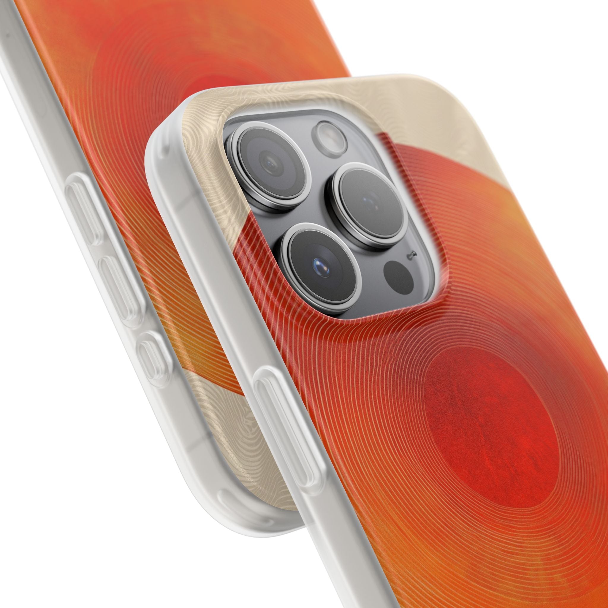 Sunburst Swirl iPhone 15 Pro Case - Soft