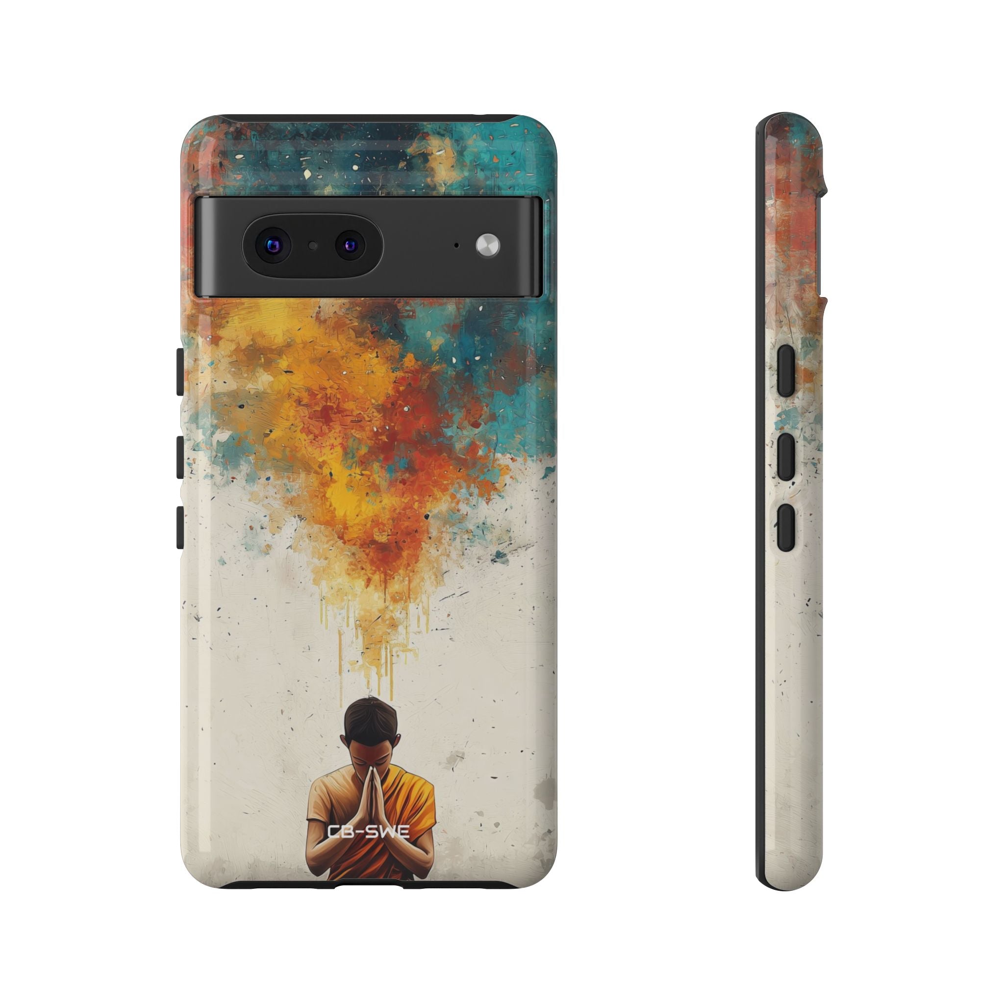 Monk Embracing Enlightenment - Google Pixel Case