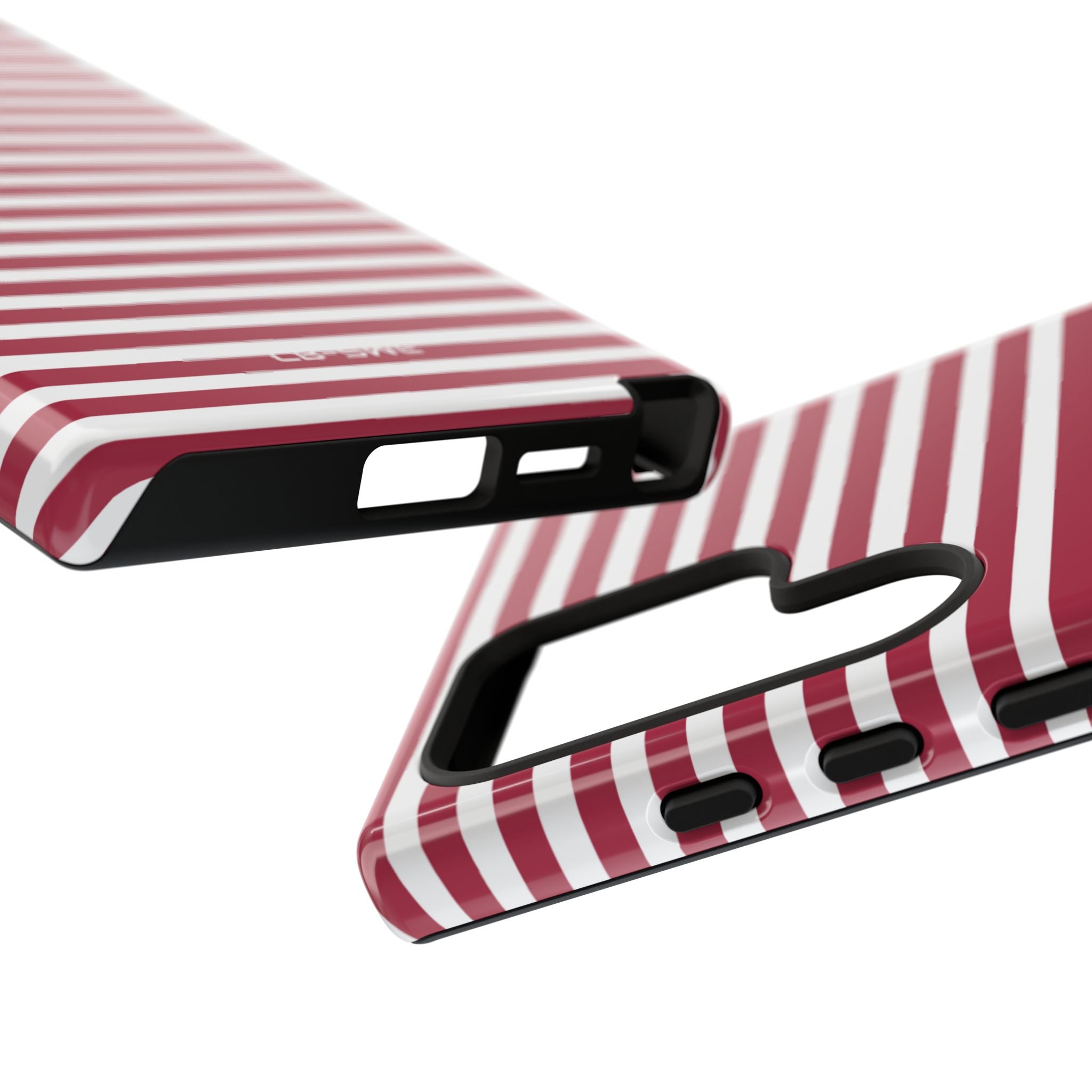 Crimson Stripes Flow - Samsung Case