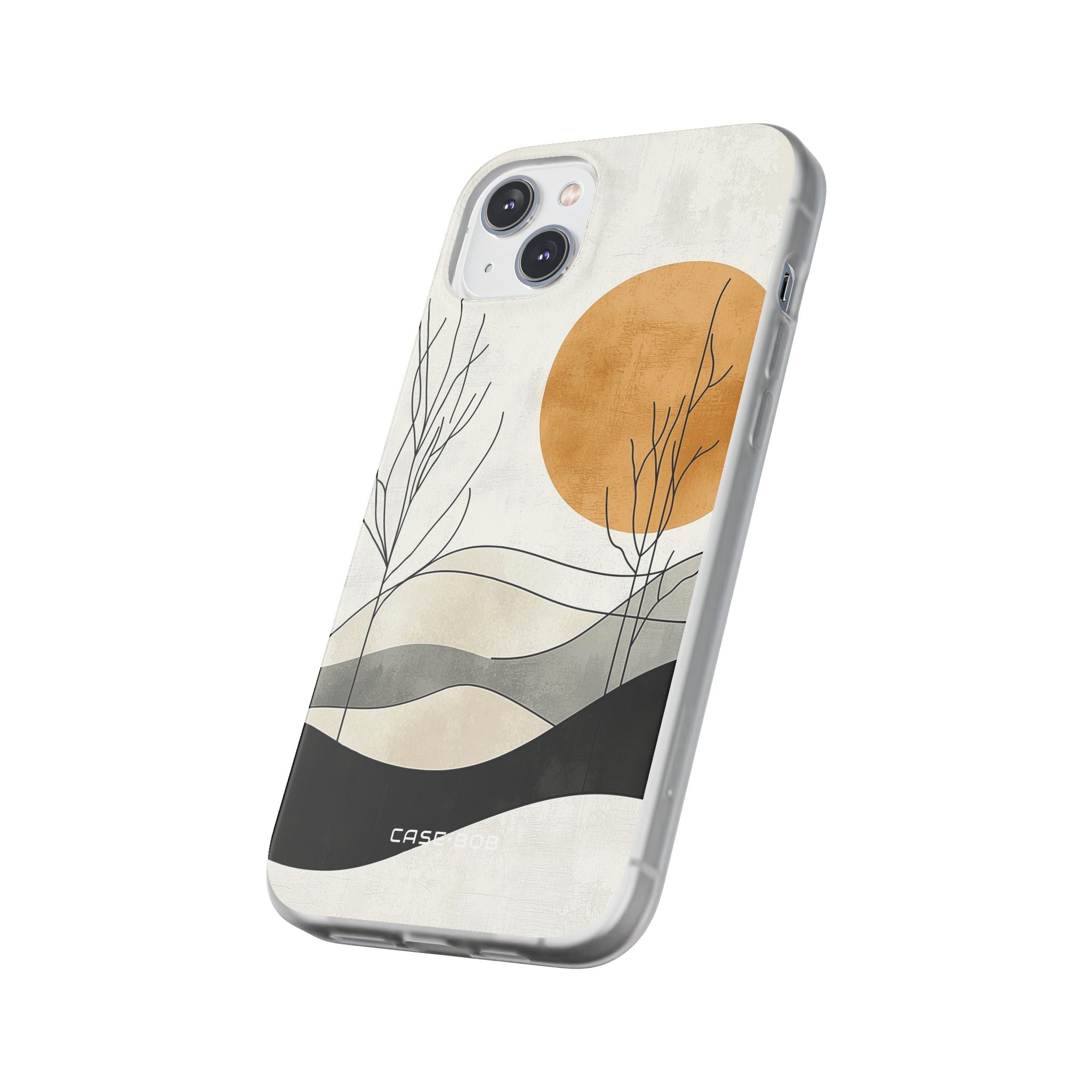 Orange Halo iPhone 14 Plus Case - Soft