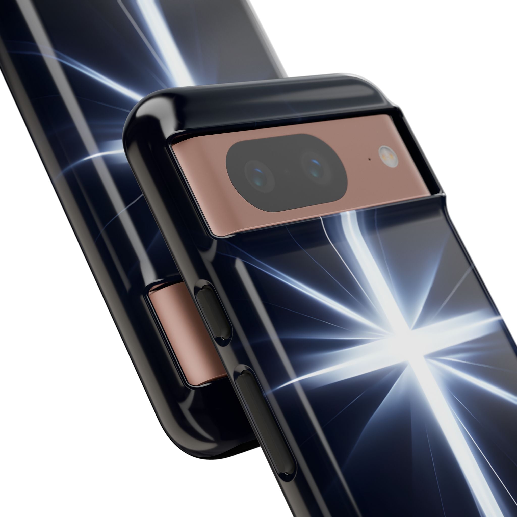 Glowing Crossburst Google Pixel 8 Case - Tough