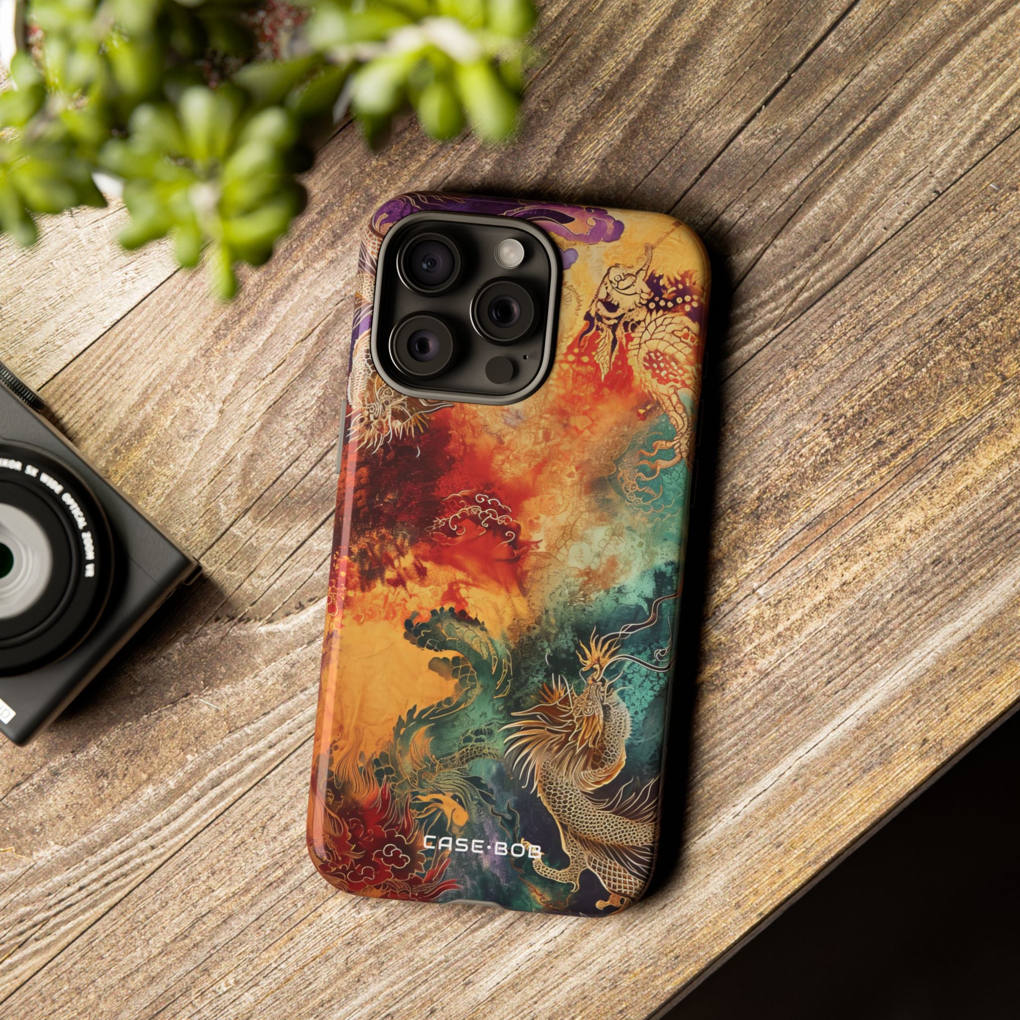 Dragon Ember iPhone 15 Pro Max Case - Tough