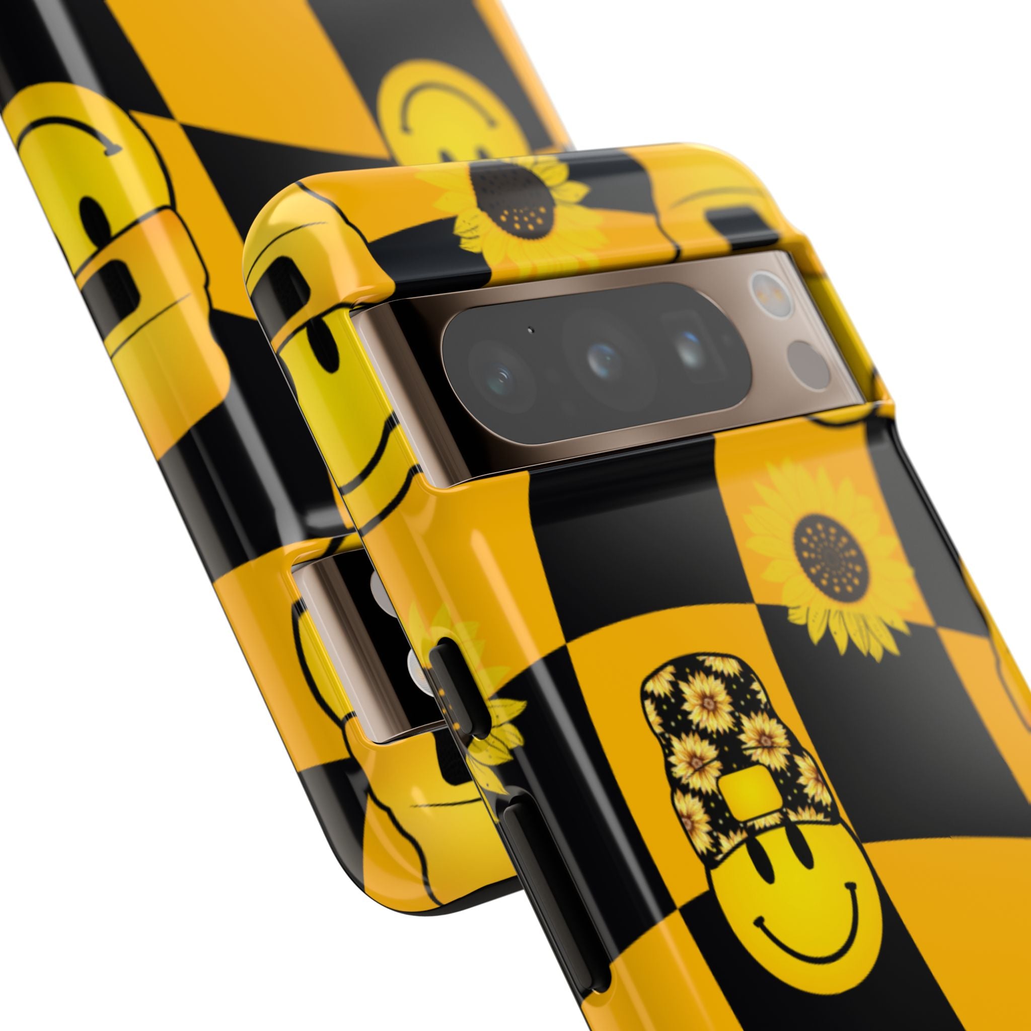 Joyful Checkered Smiles - Google Pixel Case