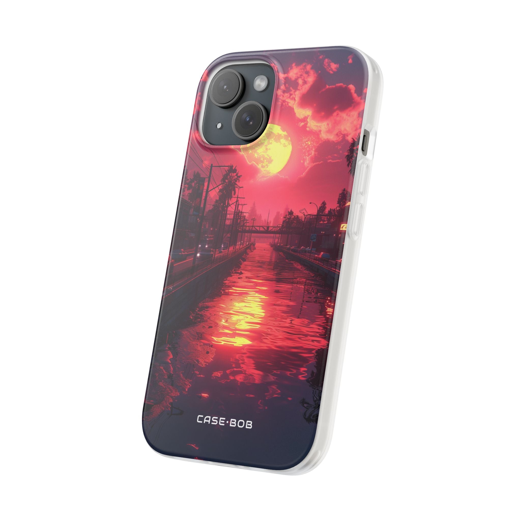 Luminous Moonlight iPhone 15 Case - Soft