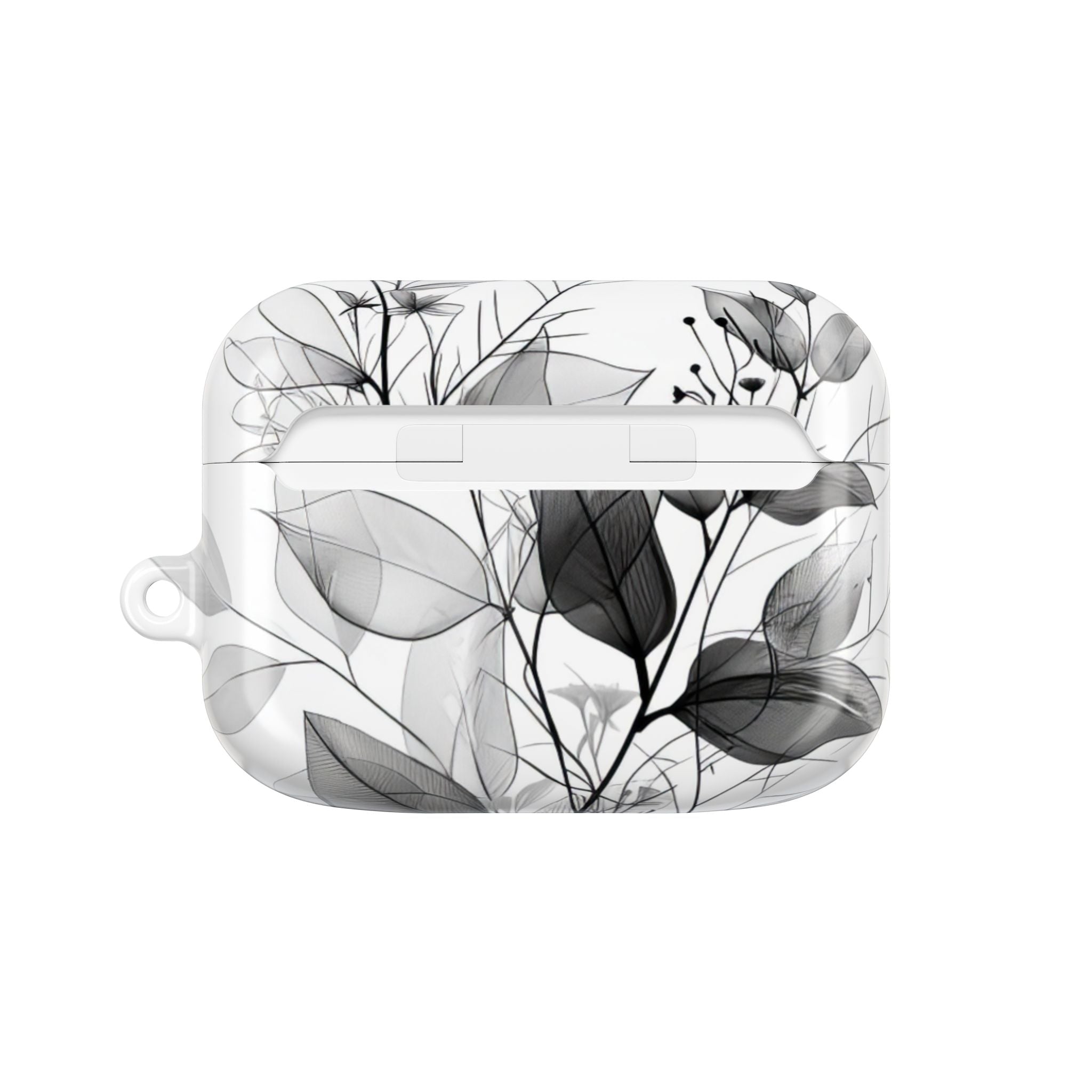 Silver Leaves - AirPods Case