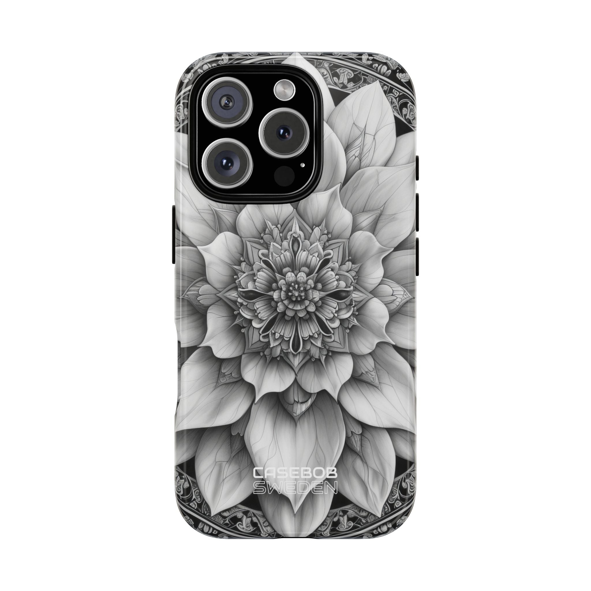 Cosmic Floral Mandala iPhone 16 - Tough