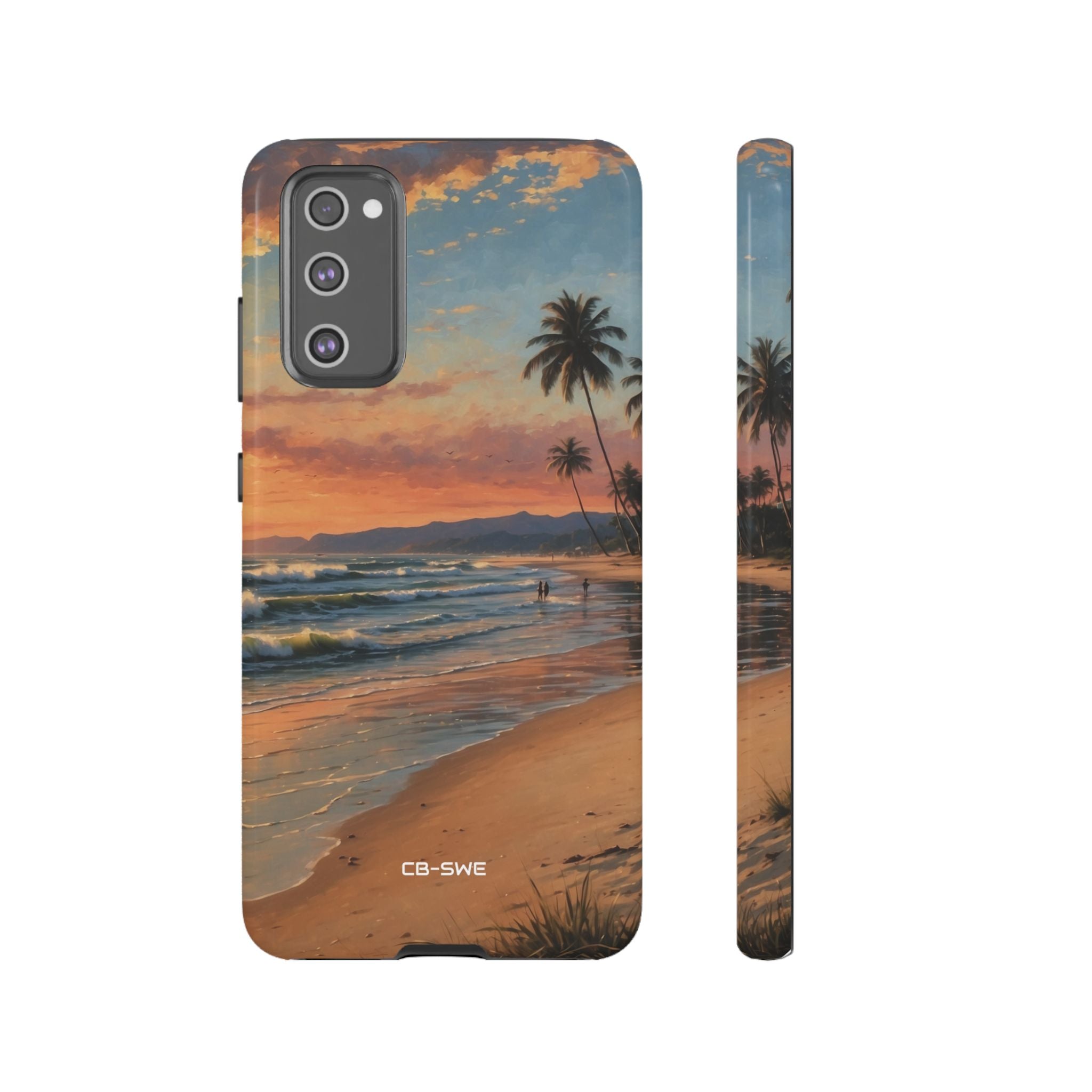 Golden Waves Embrace - Samsung Case