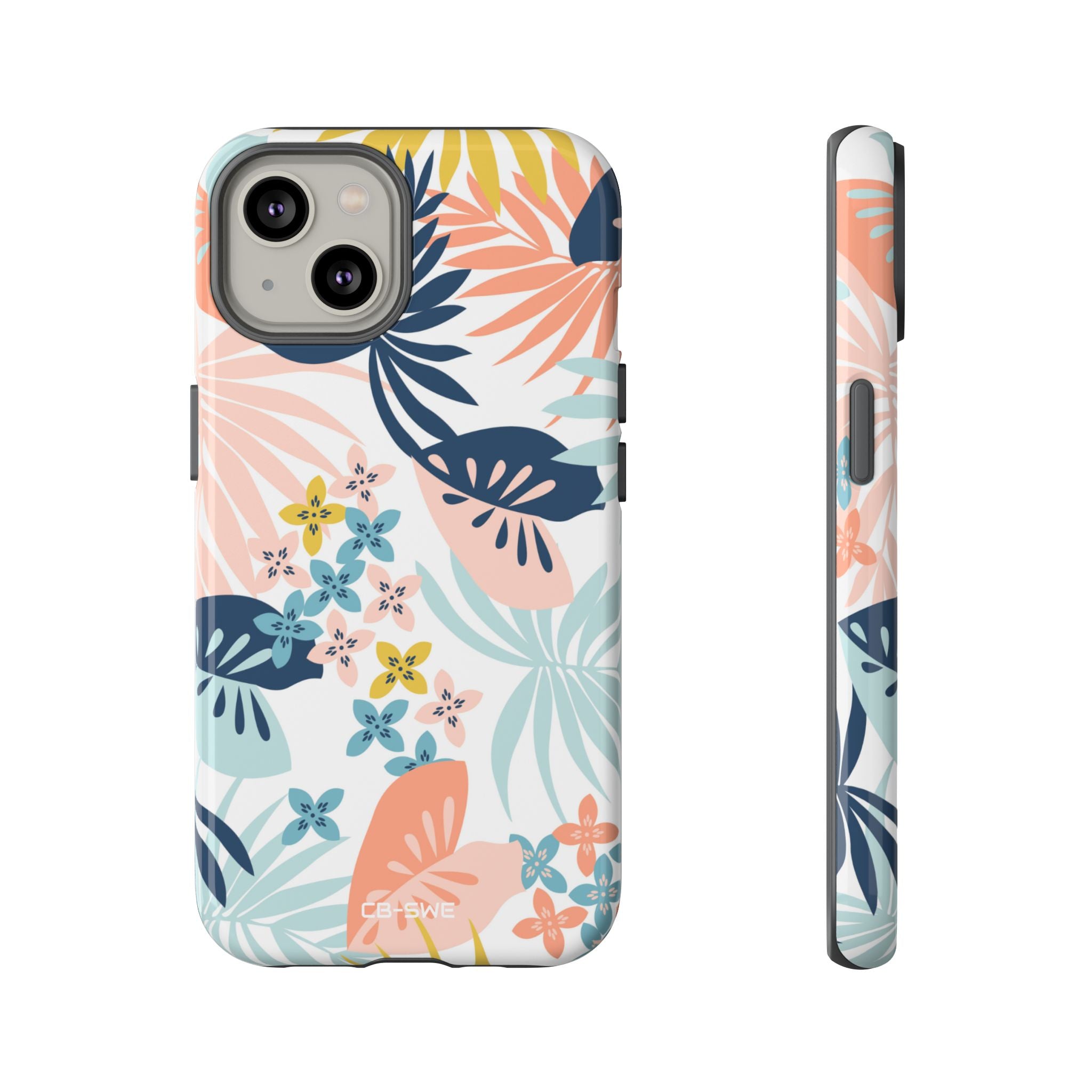 Tropical Foliage Blooms - iPhone Case