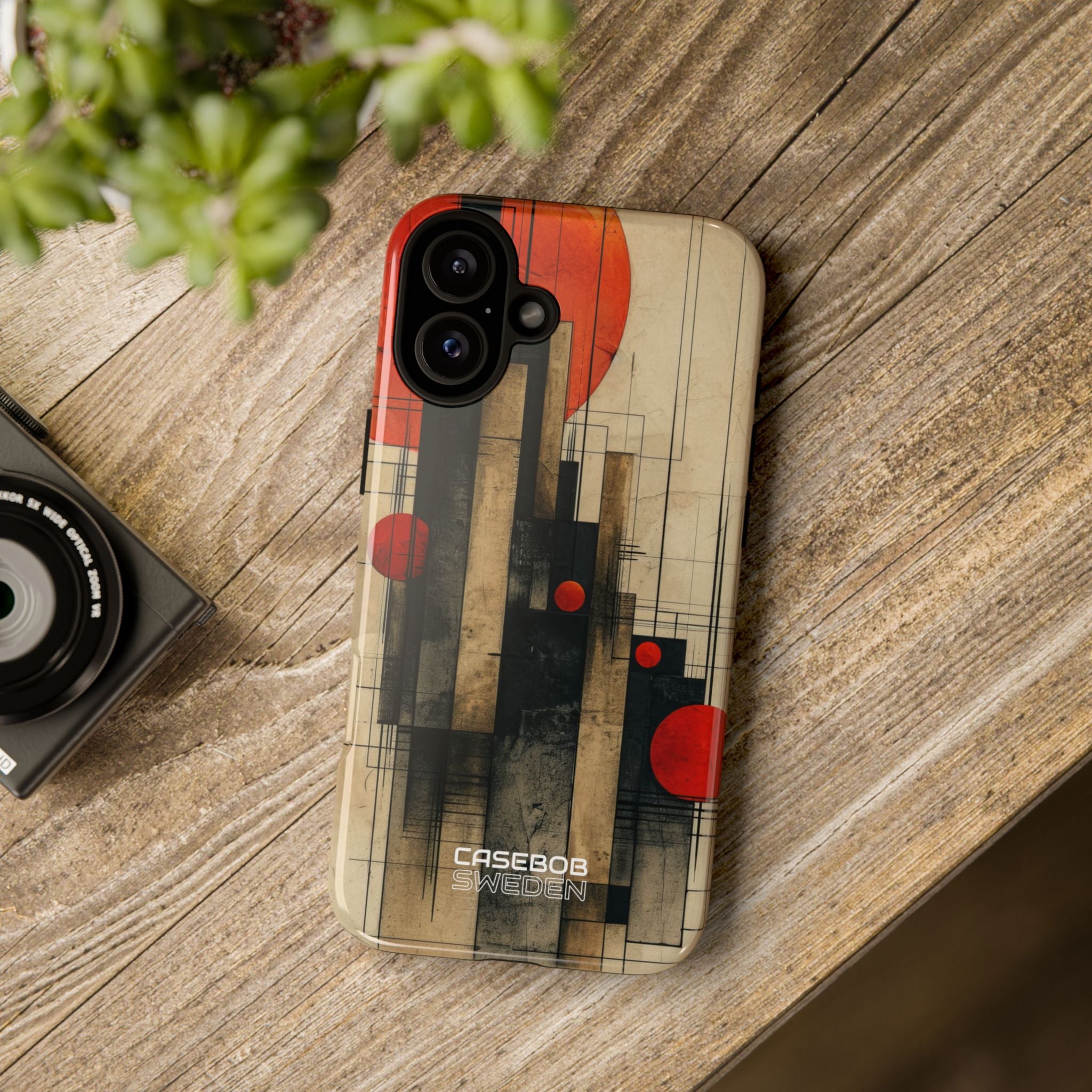 Geometric Cityscape Essence iPhone 16 - Tough