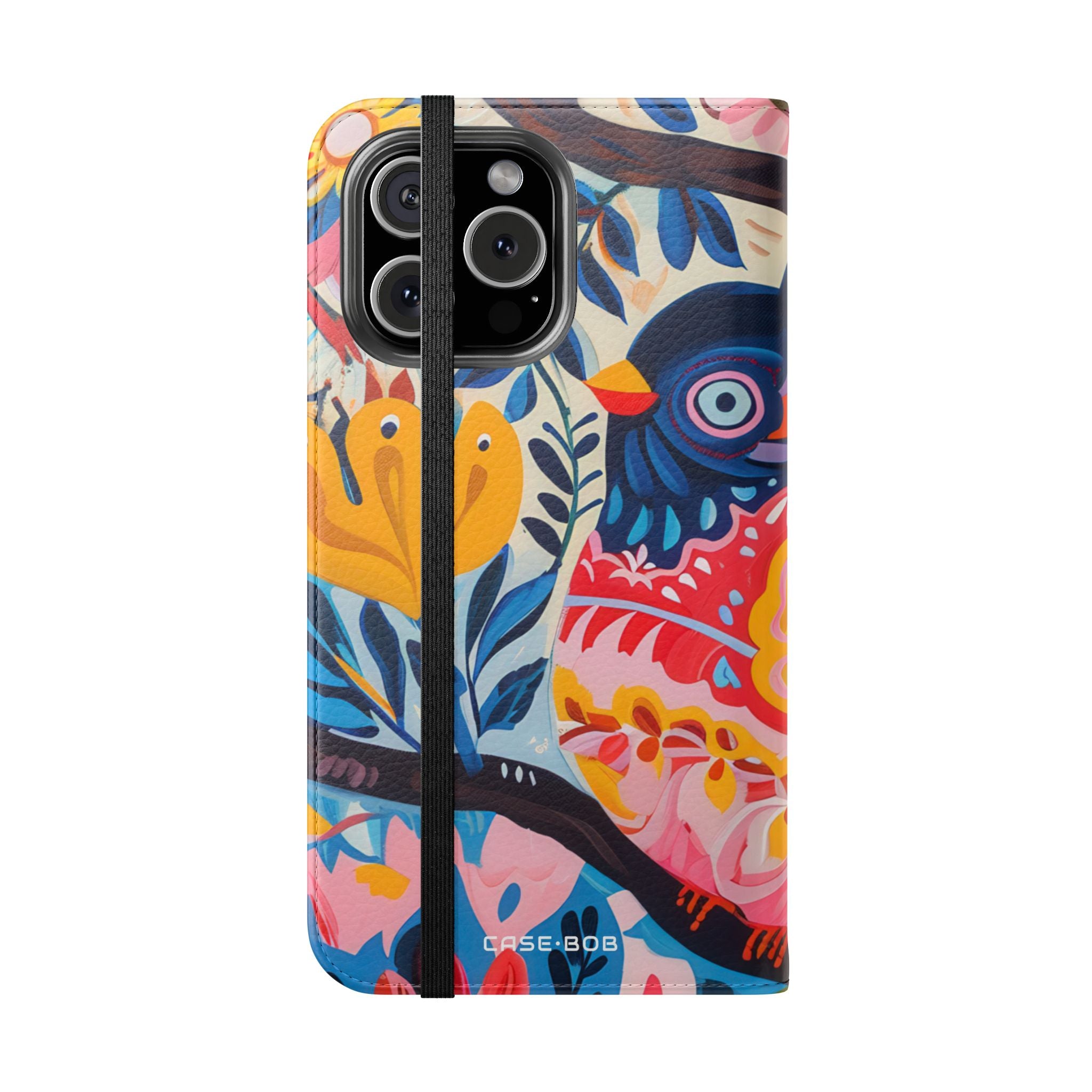 Ornate Owl Bloom - iPhone 16 Max Case - Wallet