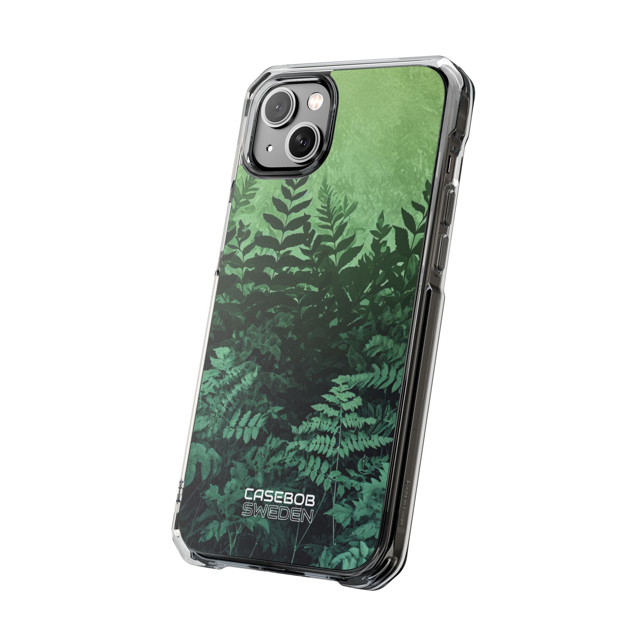 Verdant Fern Silhouettes iPhone 14 - Impact Clear+