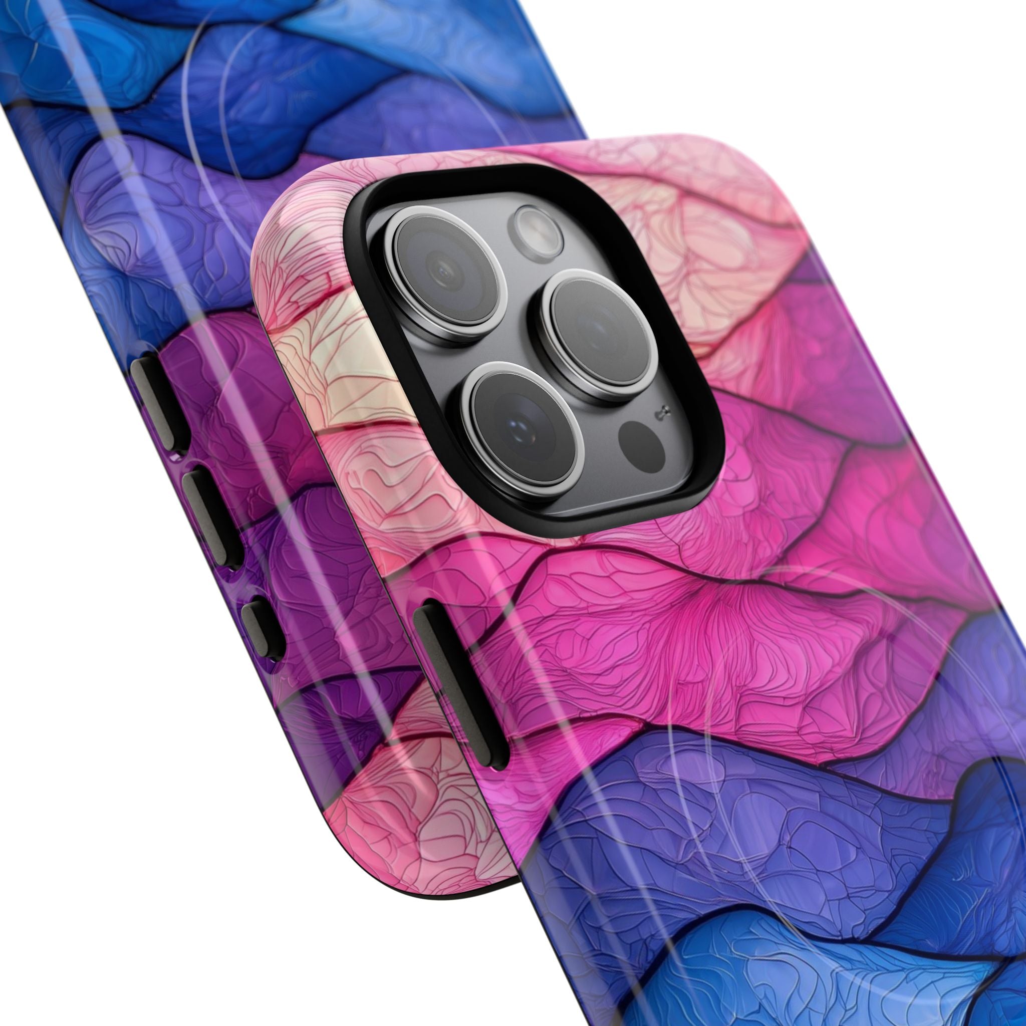 Wavy Vein Gradient iPhone 15 Pro Max Case - Tough+