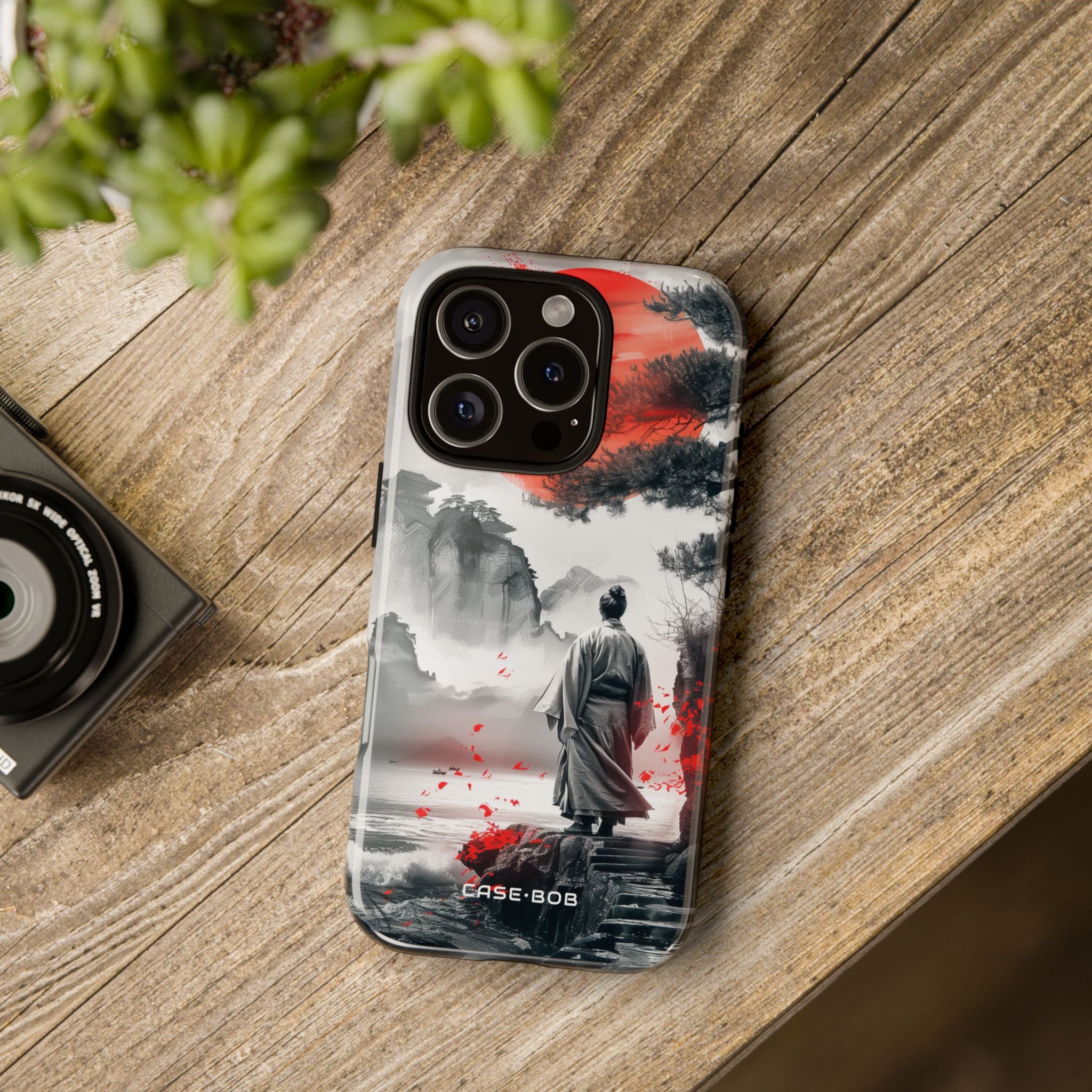 Red Sun Wanderer iPhone 16 Pro Case - Tough