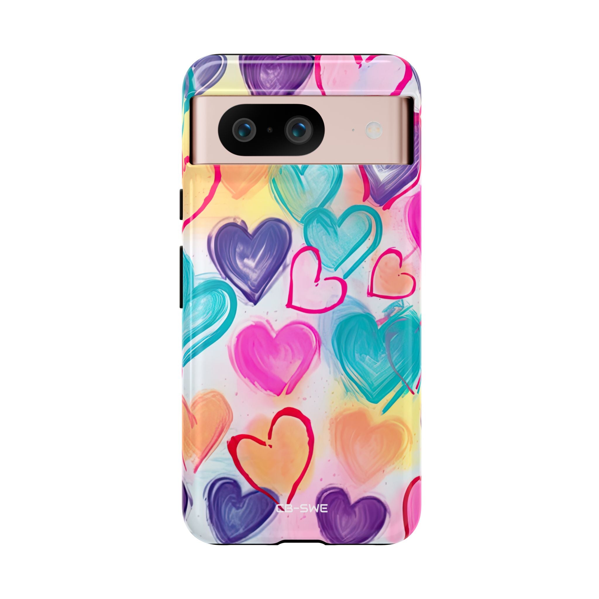Hearts Dance Playfully - Google Pixel Case