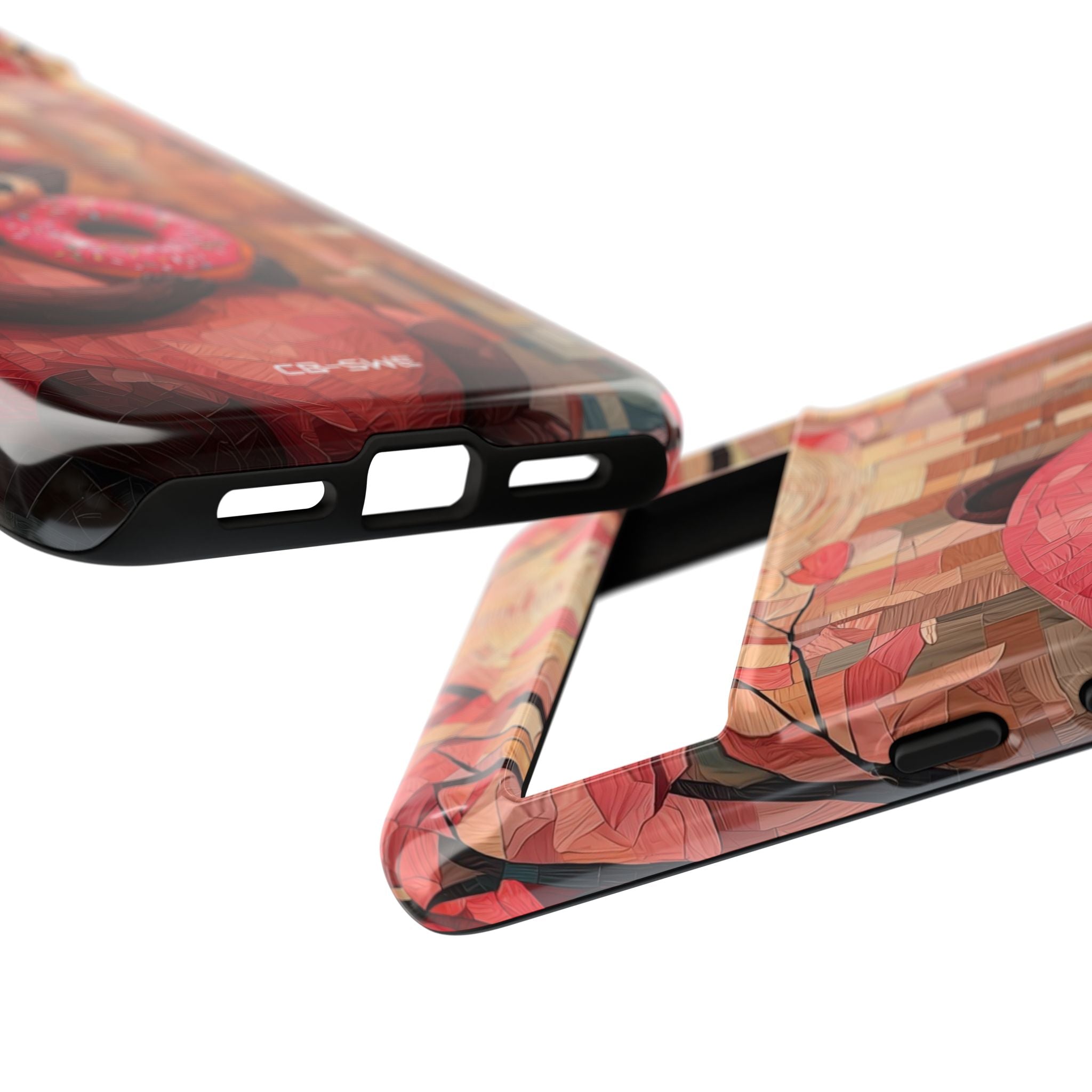 Raccoon Holds Donut - Google Pixel Case