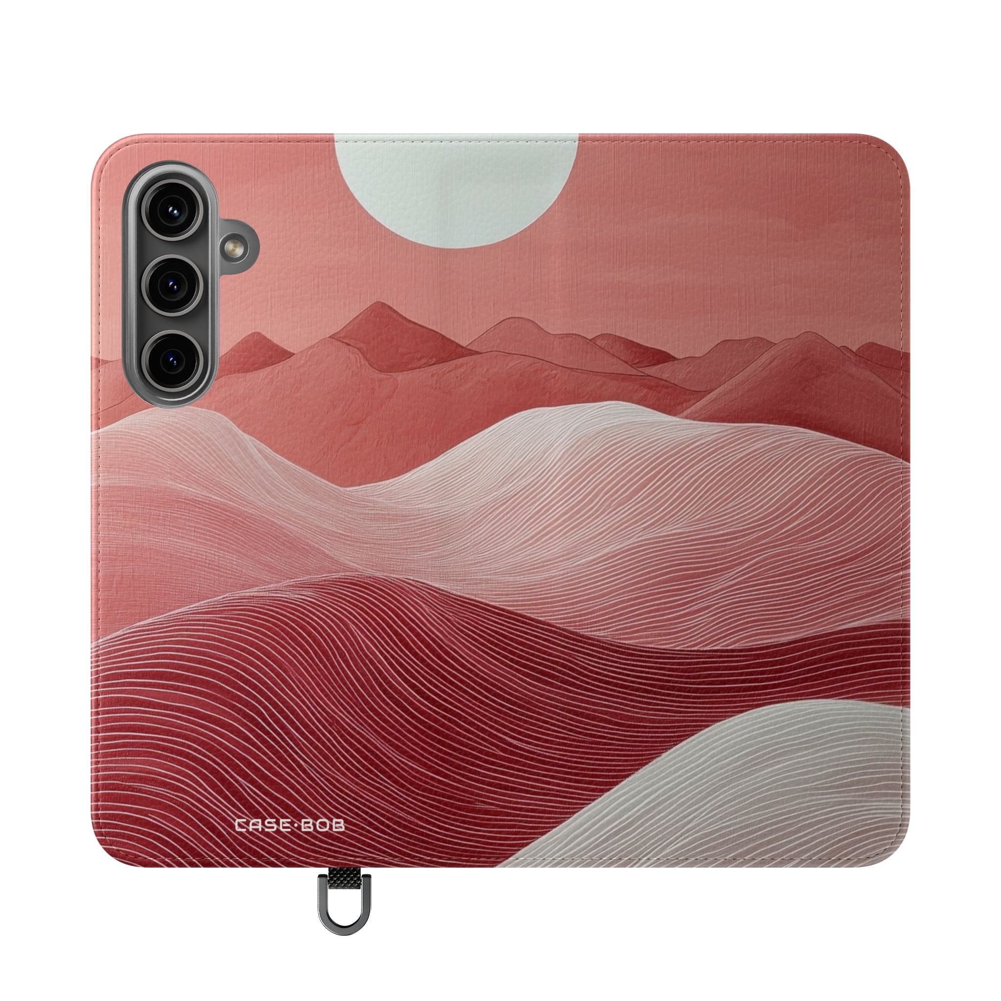 White Orb Dunes - Samsung S24 Plus Case - Wallet