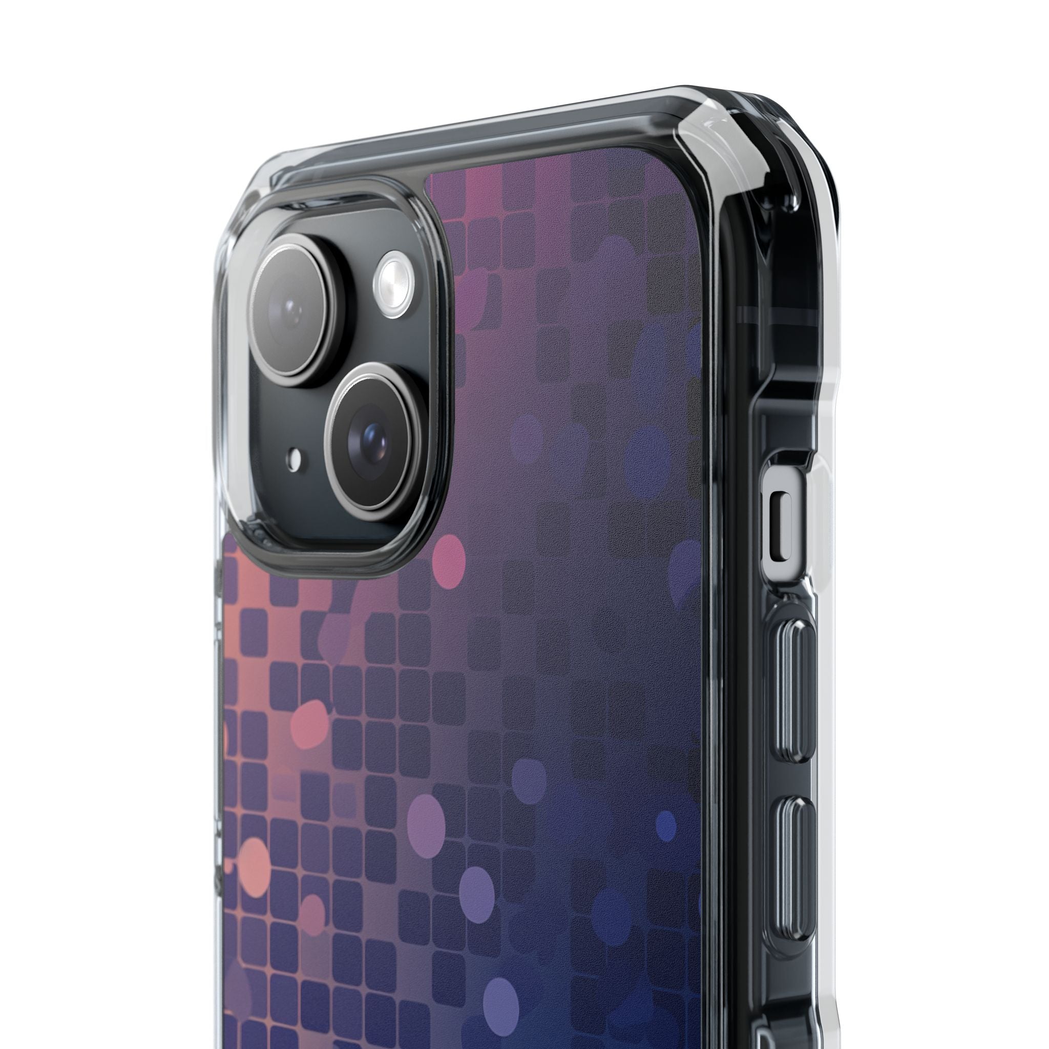 Vibrant Pixel Bloom iPhone 15 - Impact Clear+