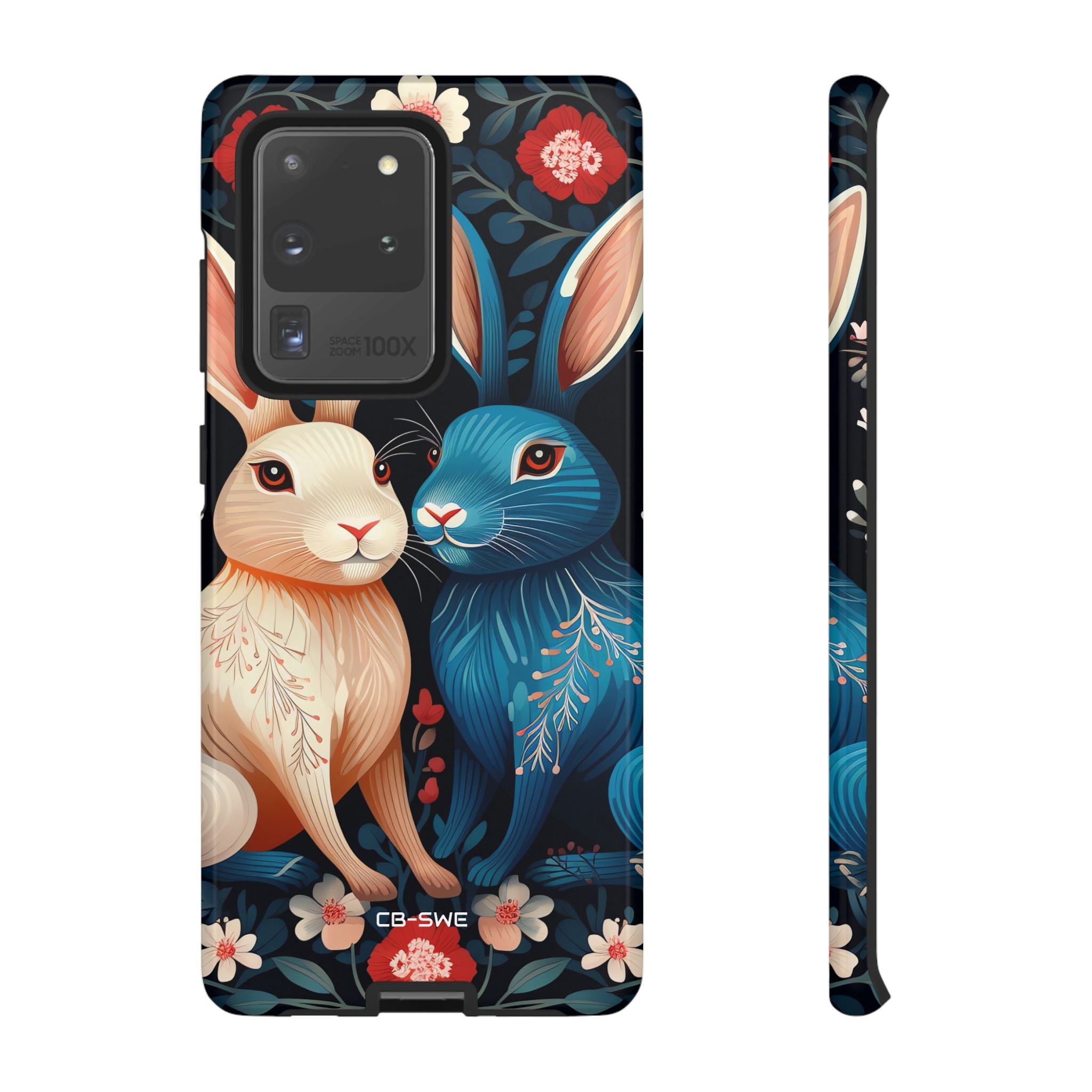 Rabbits Embrace Blossoms - Samsung Case