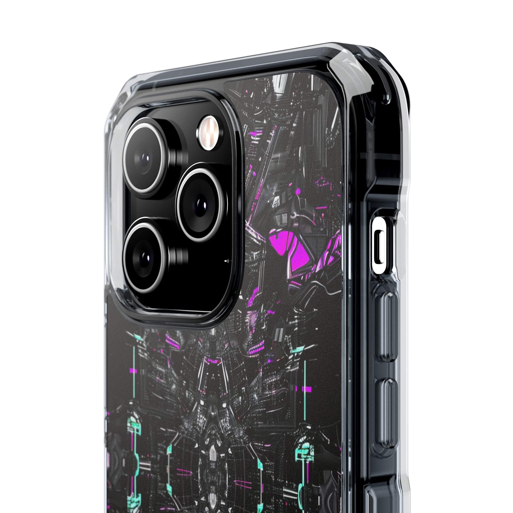 Cybernetic Neon Nexus iPhone 14 - Impact Clear+