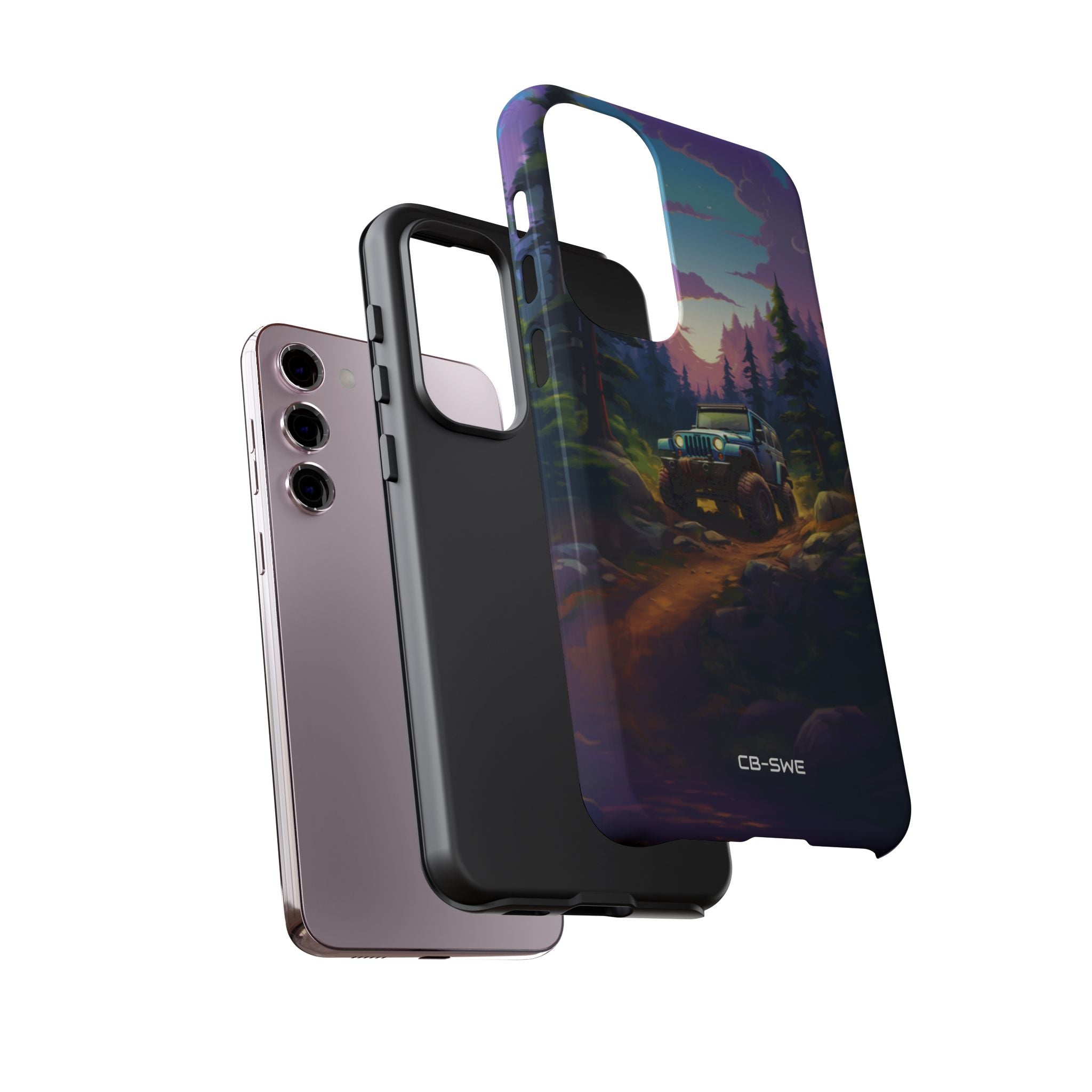 Sunset Forest Drive - Samsung Case