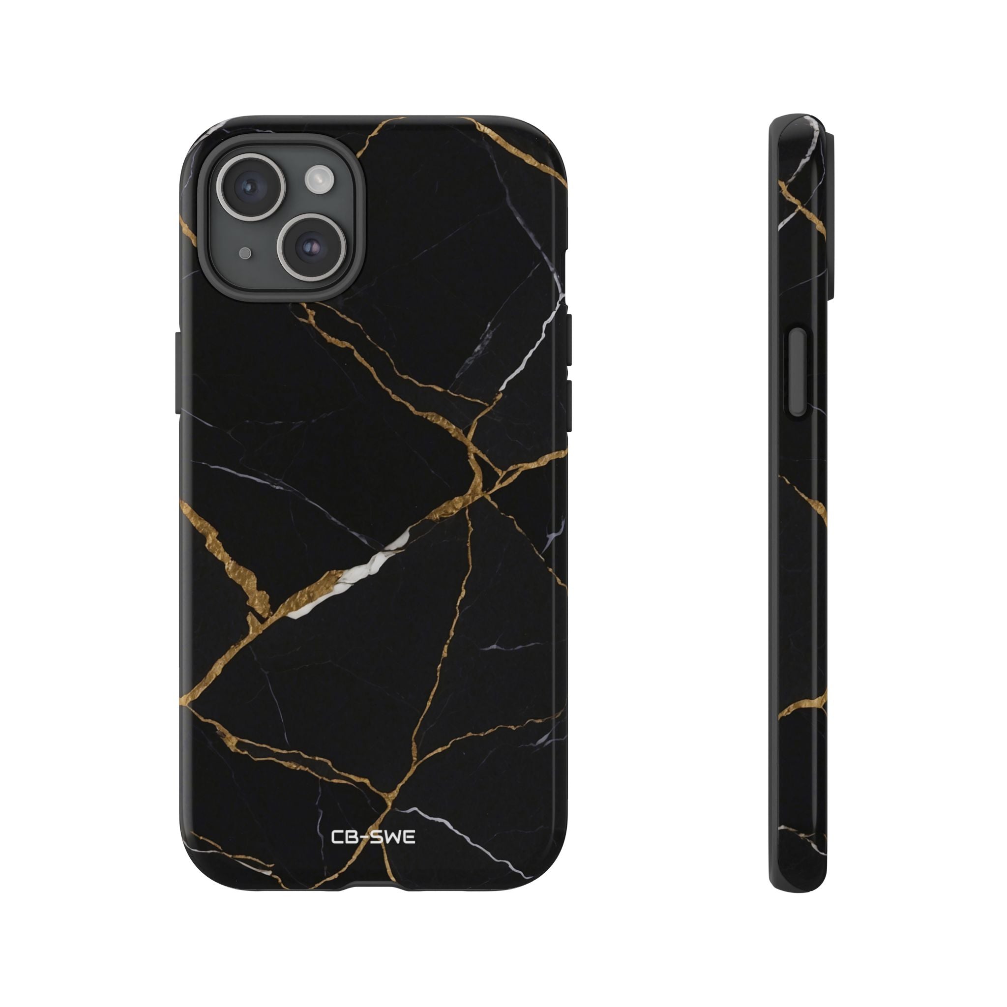 Golden Veins Emerge - iPhone Case