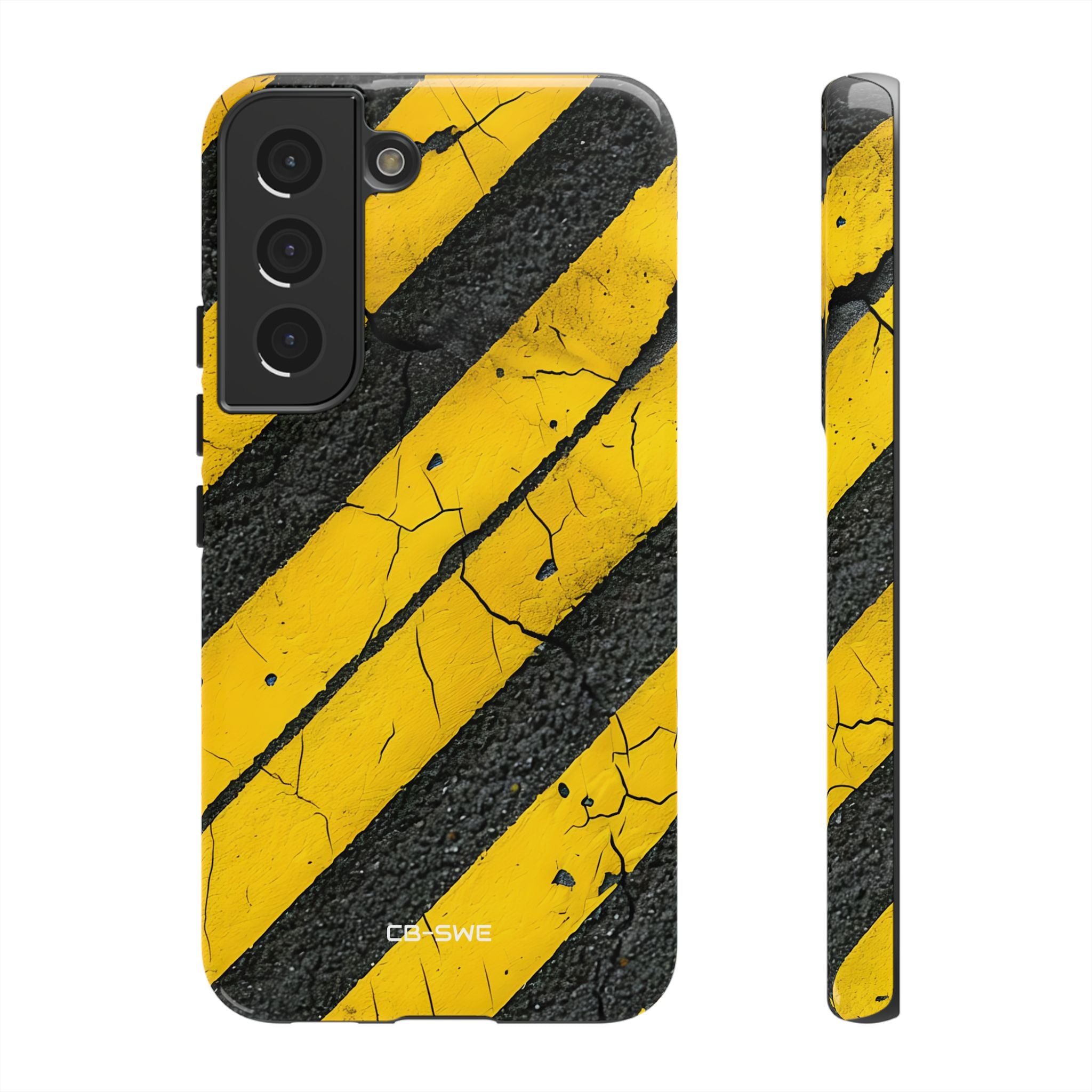 Cracked Hazard Lines - Samsung Case
