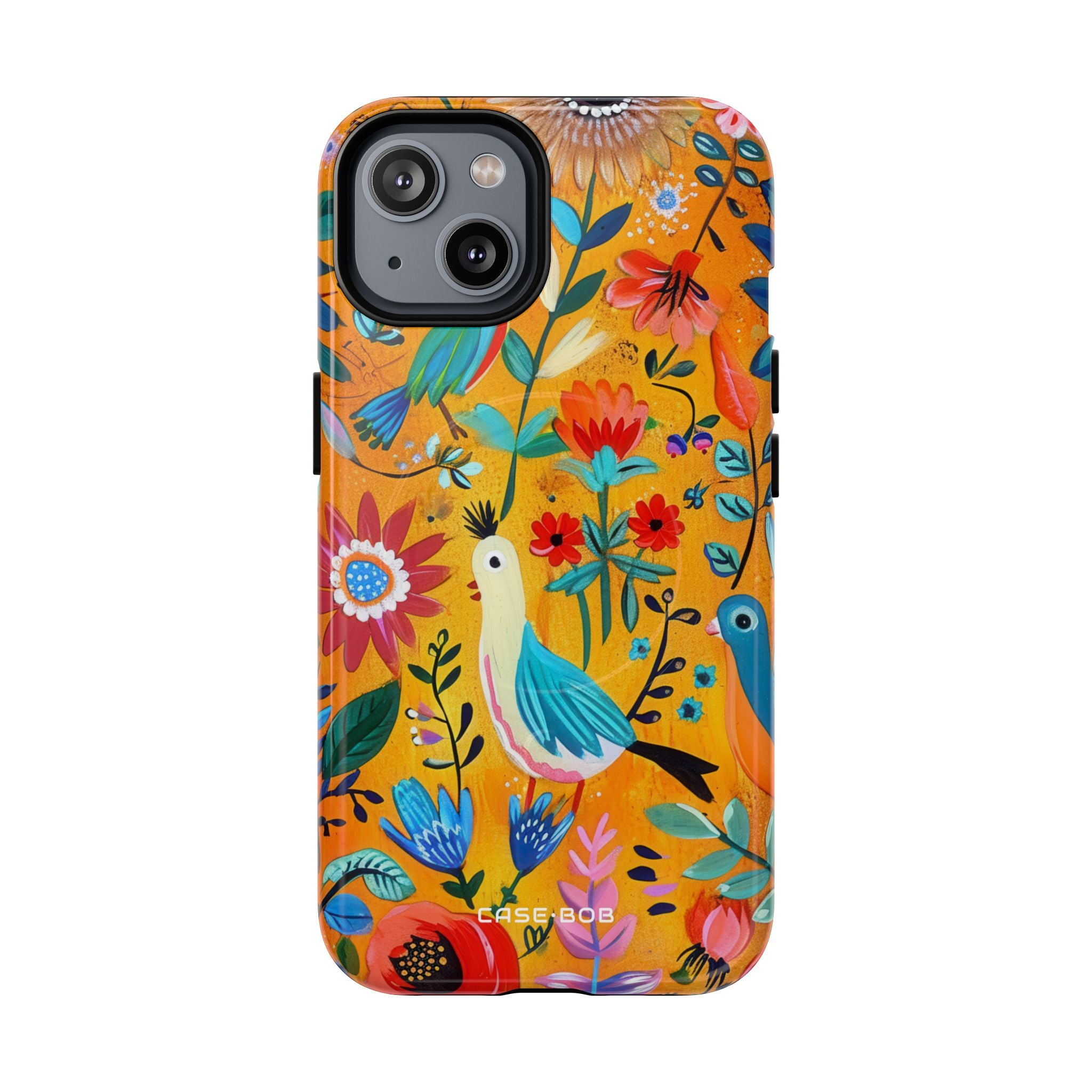 Colorful Birds Bloom iPhone 14 Case - Tough+