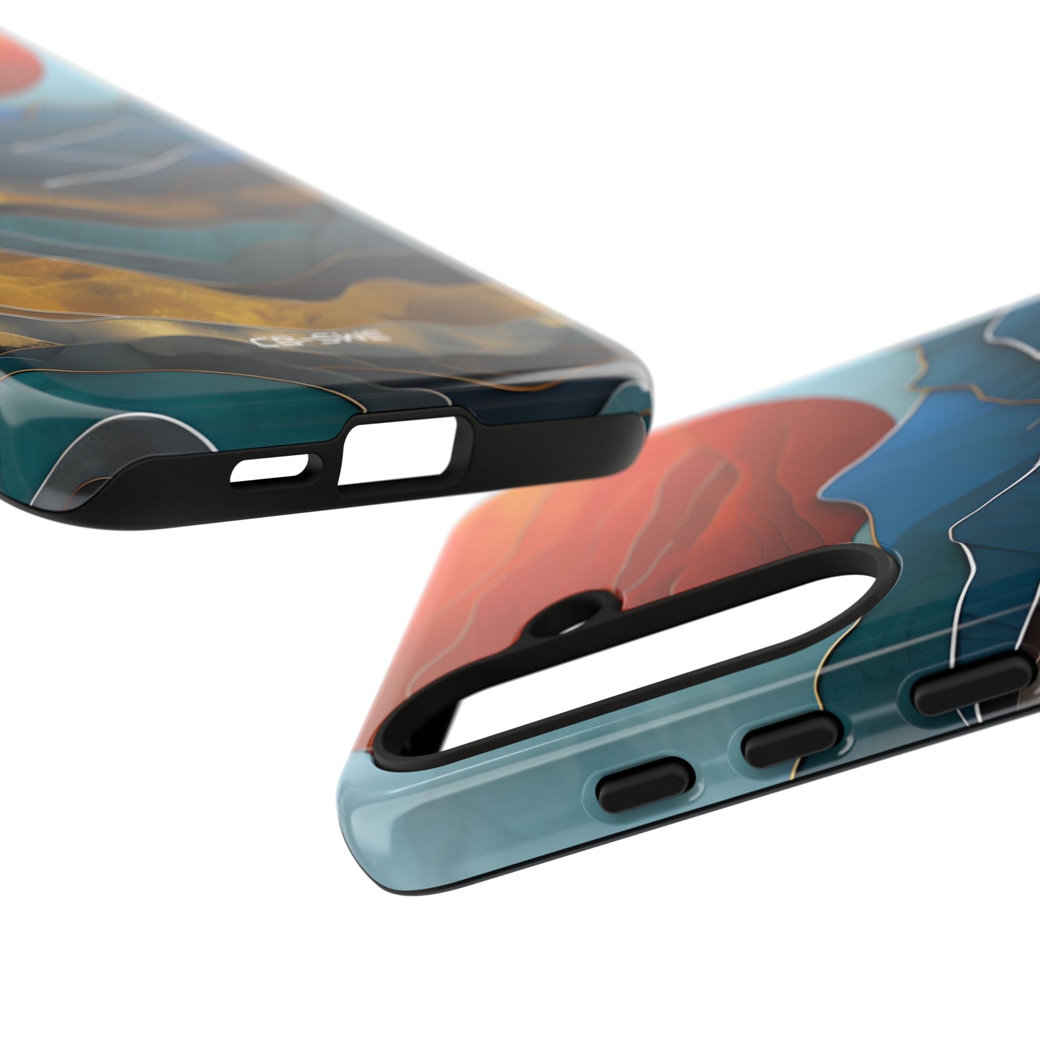 Sunset Geometry Waves - Samsung Case