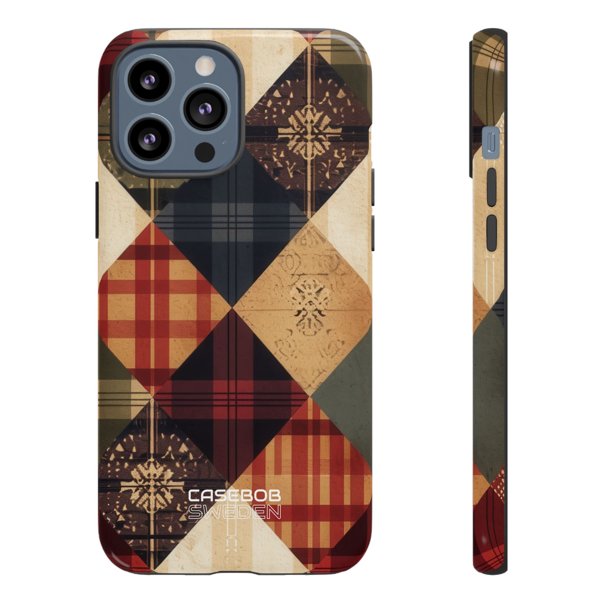 Rustic Quilt Charm iPhone 13 - Tough