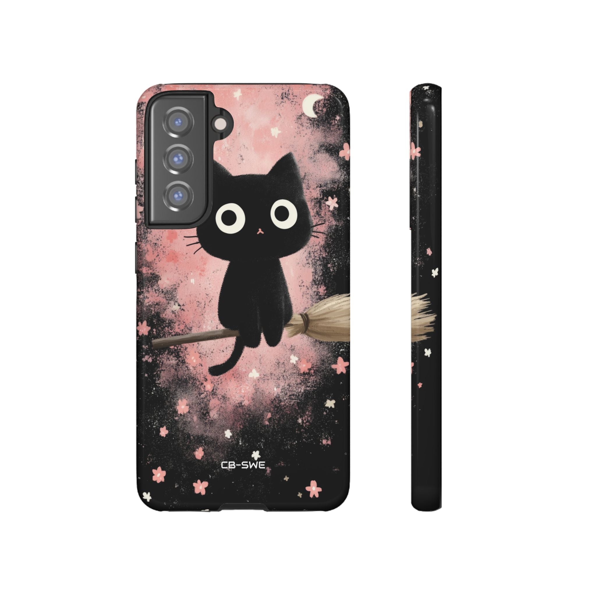 Whimsical Cat Soars - Samsung Case