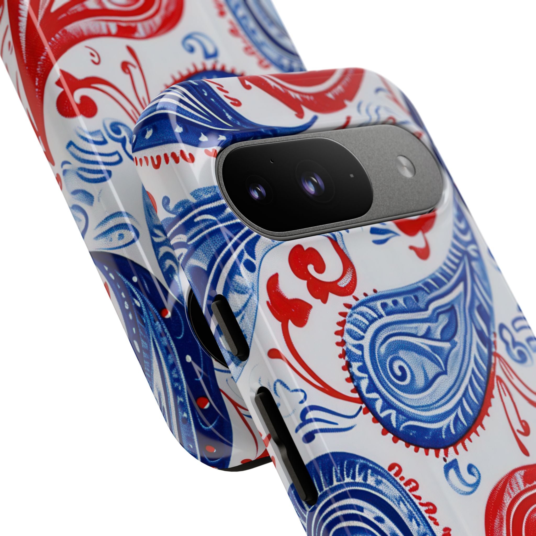 Vibrant Paisley Swirls Google Pixel 9 - Tough