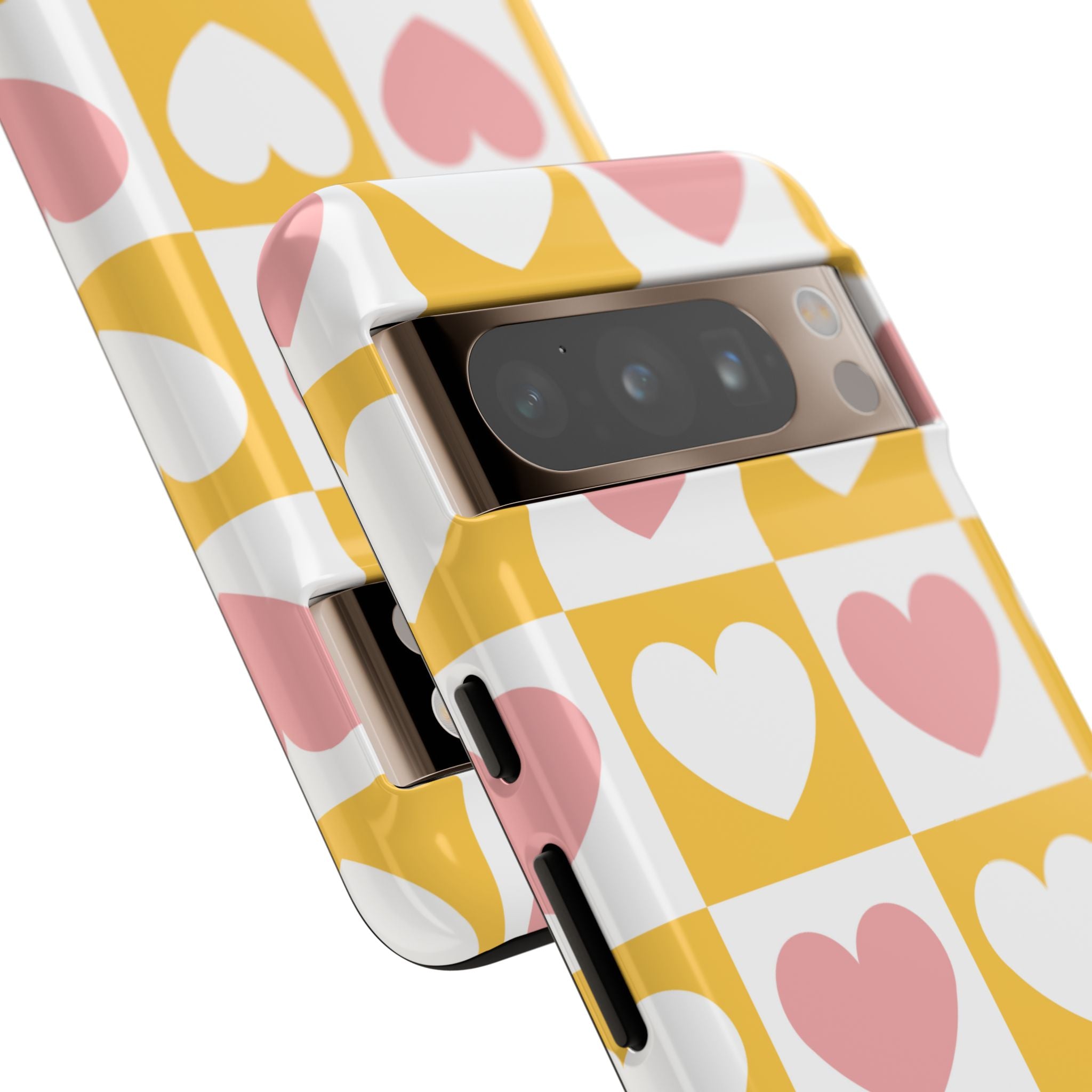 Heart Grid Harmony - Google Pixel Case