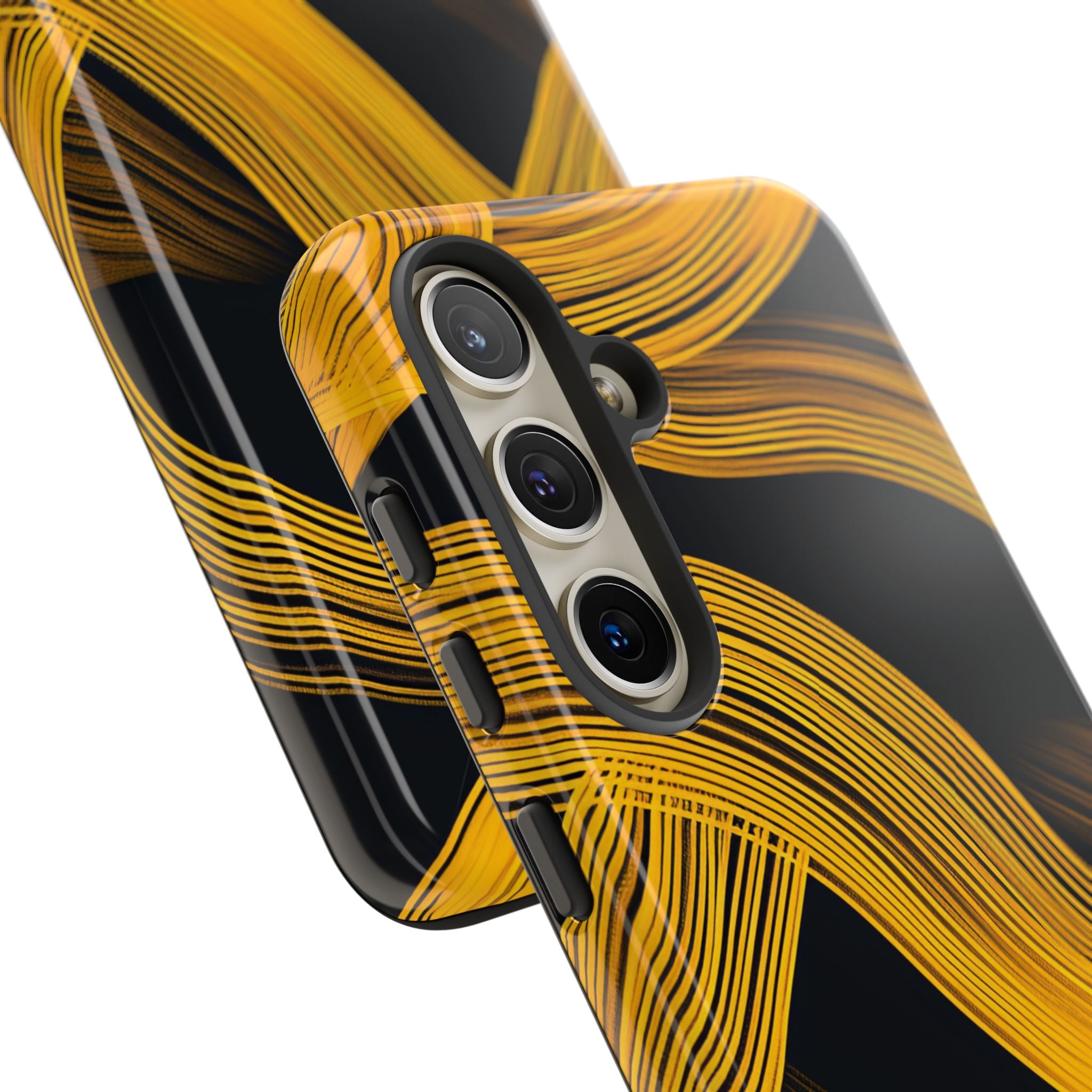 Linee Fluttuanti Gialle Samsung S24 - Tough