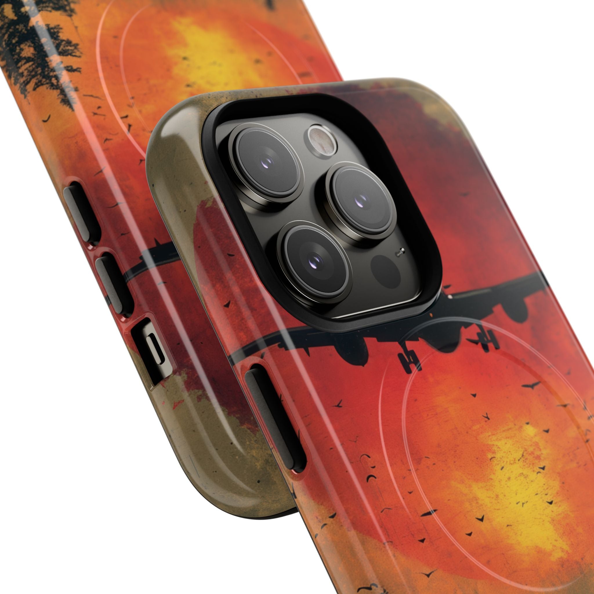 Crimson Sky Flight iPhone 14 - Tough+