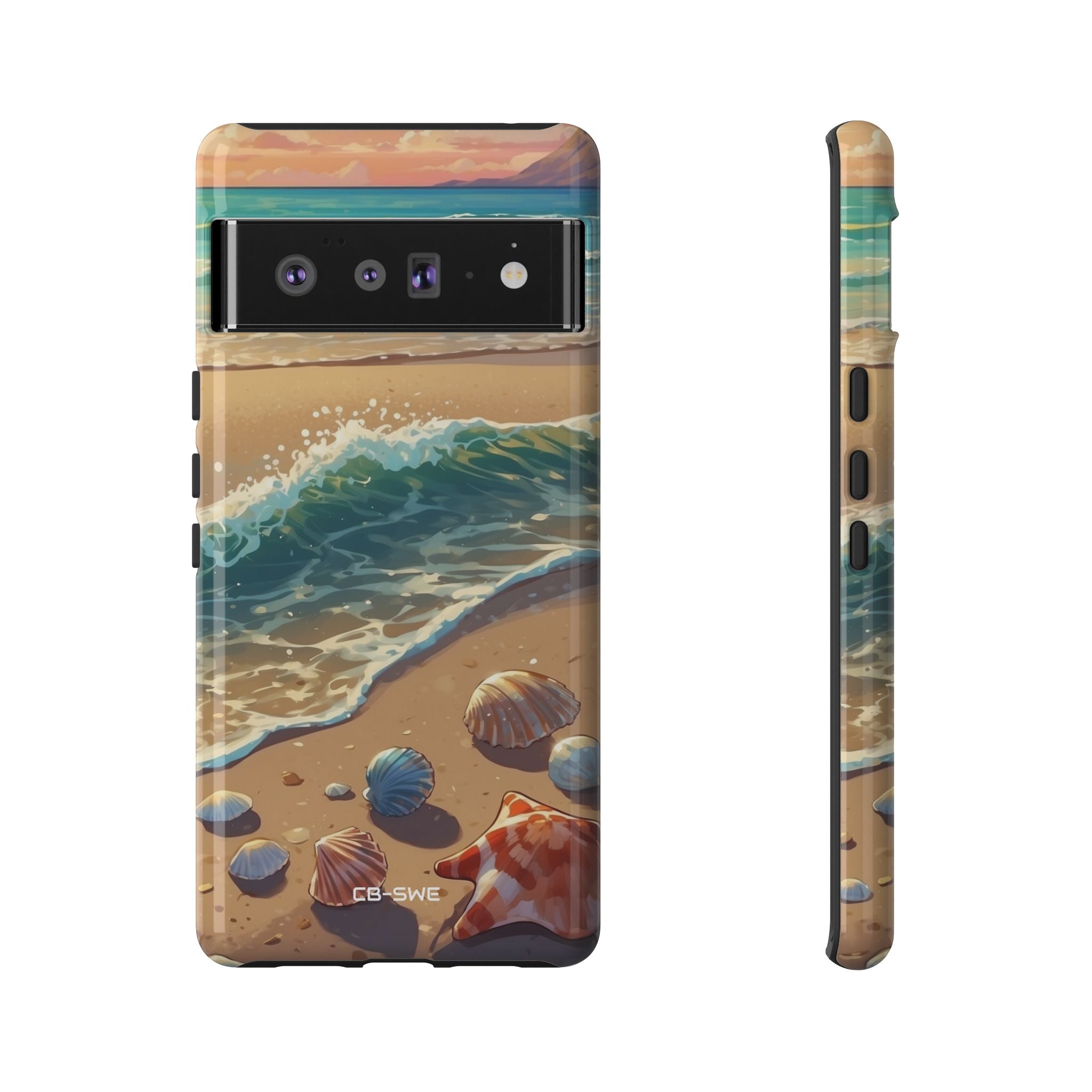Seashells Kiss Shore - Google Pixel Case