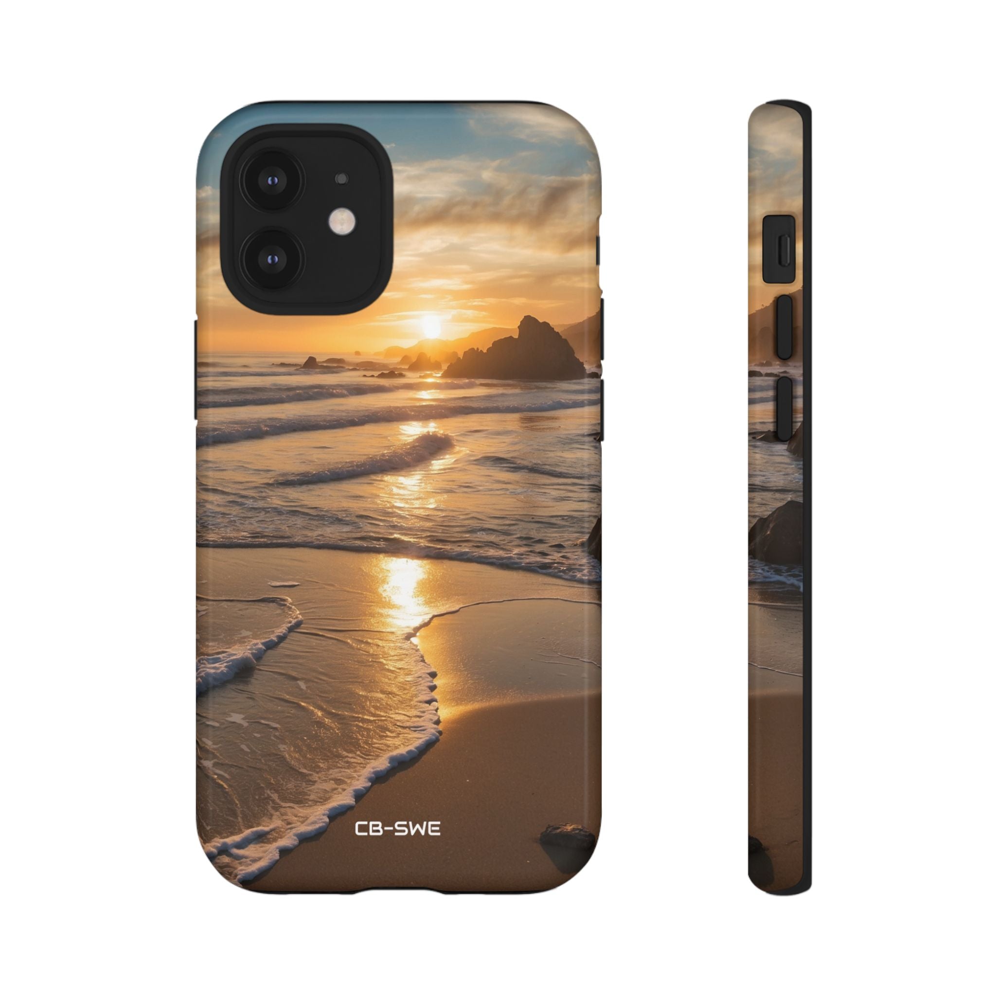 Waves Embrace Shore - iPhone Case