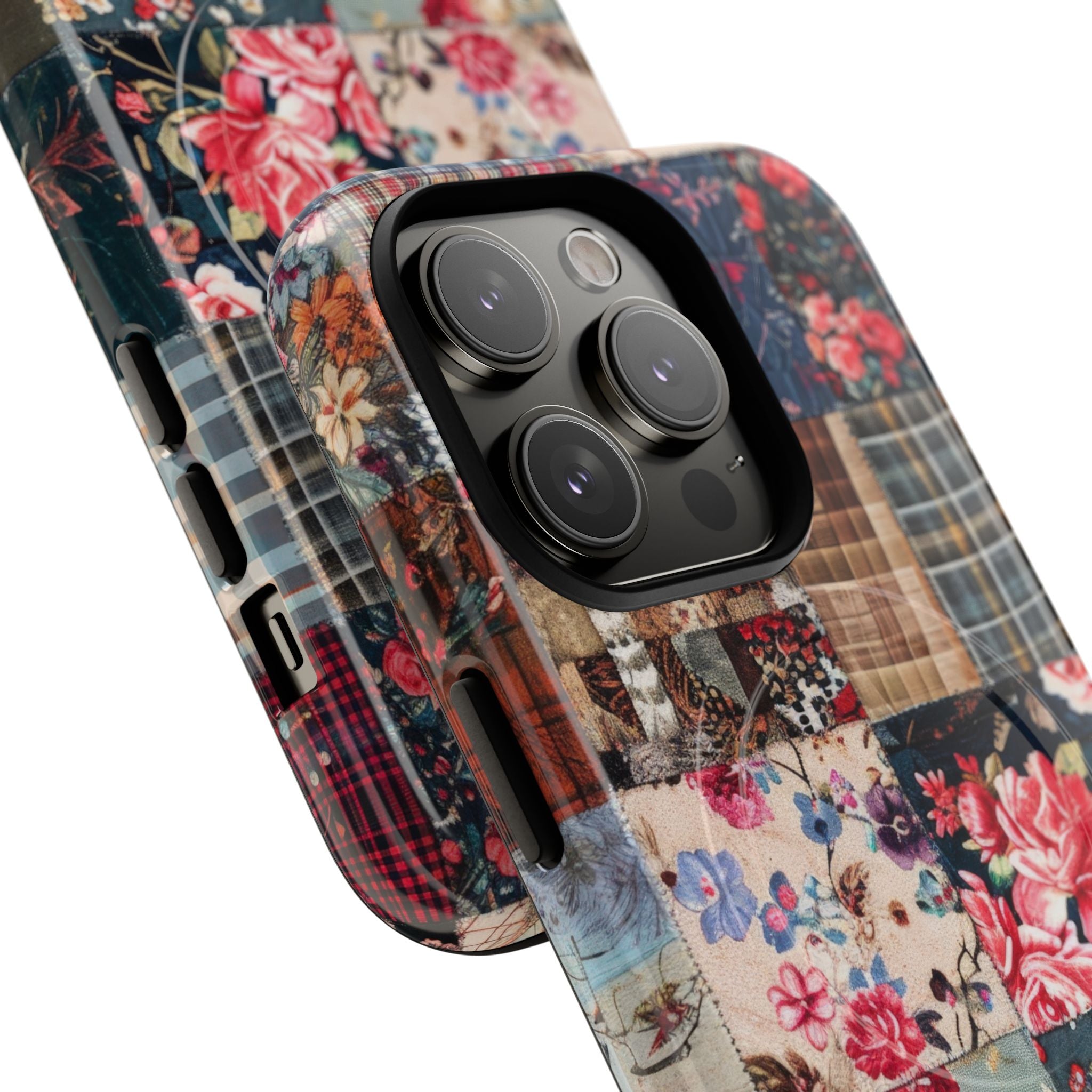 Patchwork Floral Quilt iPhone 14 - Tough+