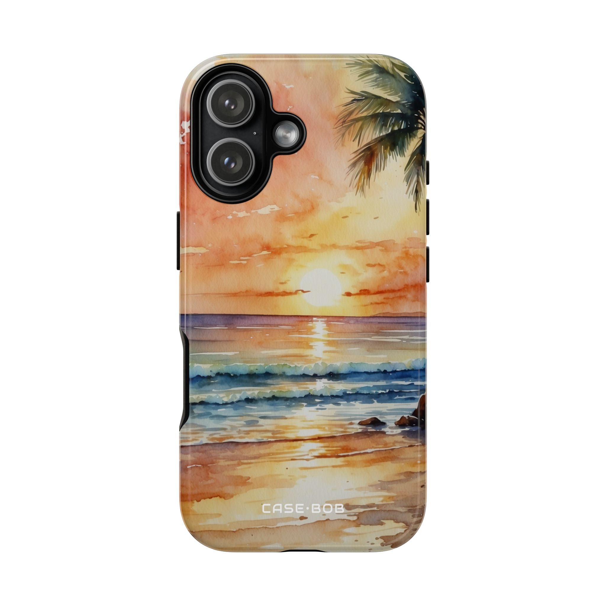 Sunset Palm iPhone 17 Case - Tough