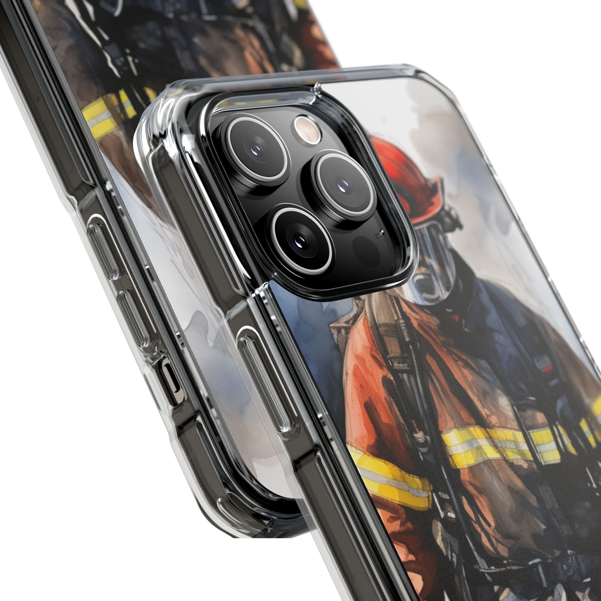 Firefighter In Motion iPhone Case - Impact