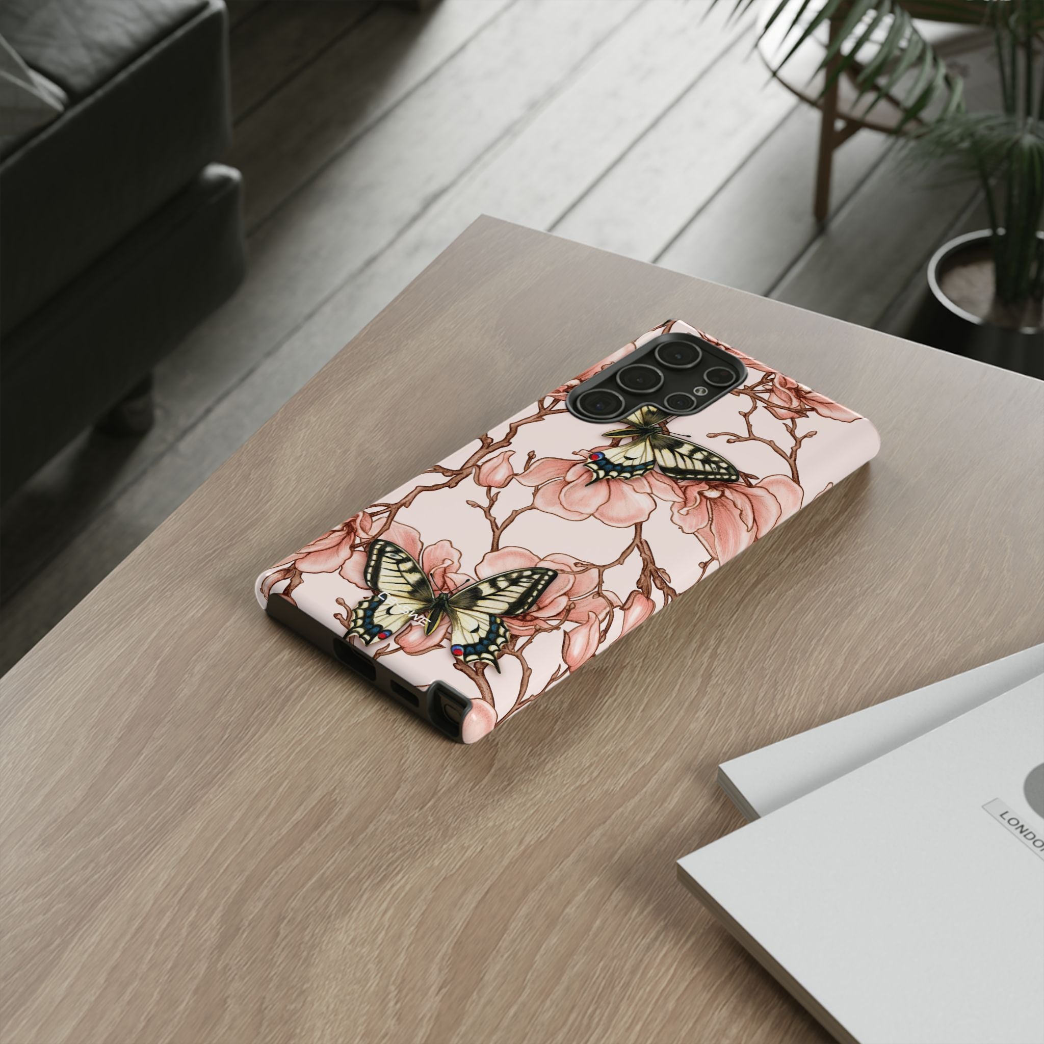 Butterflies and Magnolias Harmony - Samsung Case