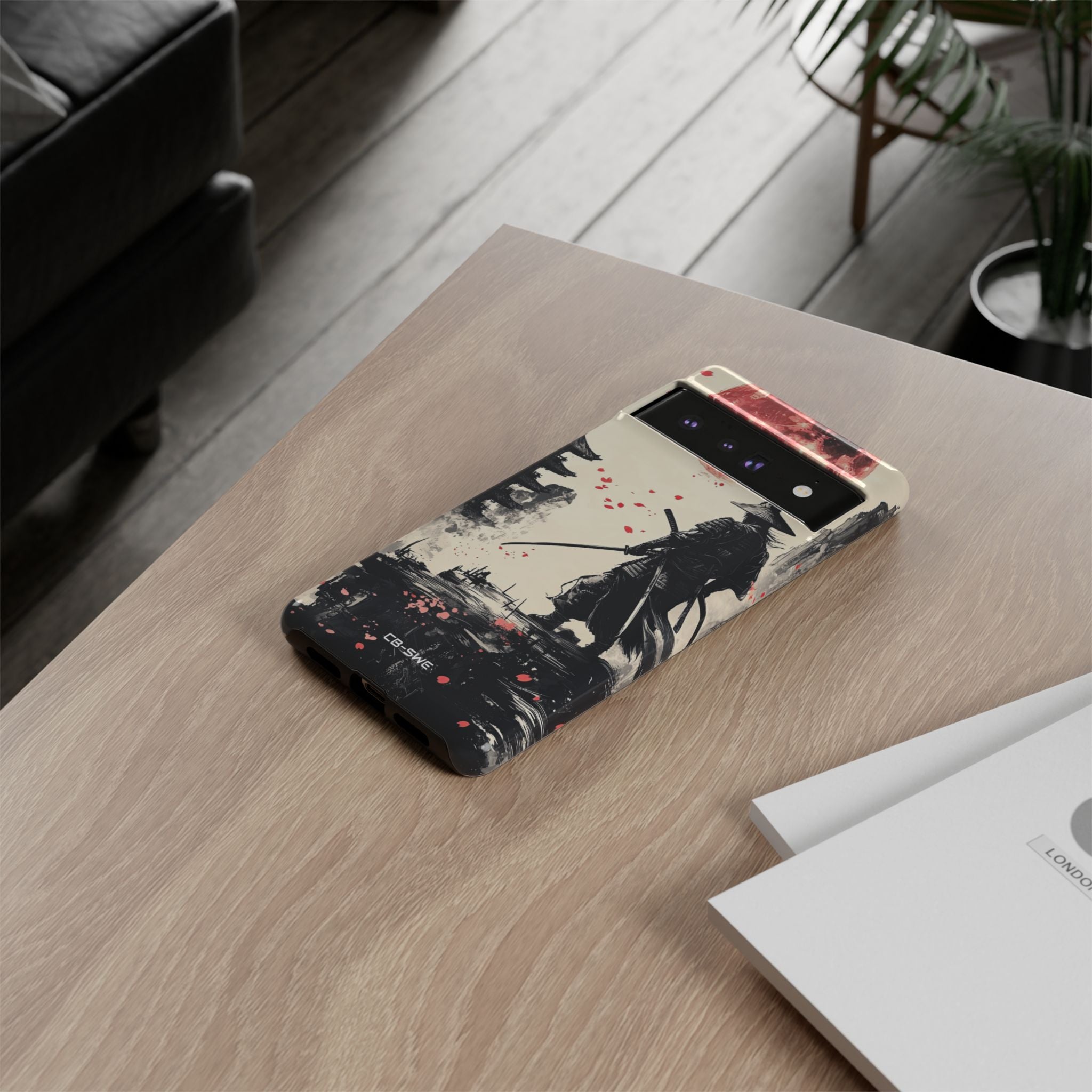 Samurai Gazes Moonward - Google Pixel Case