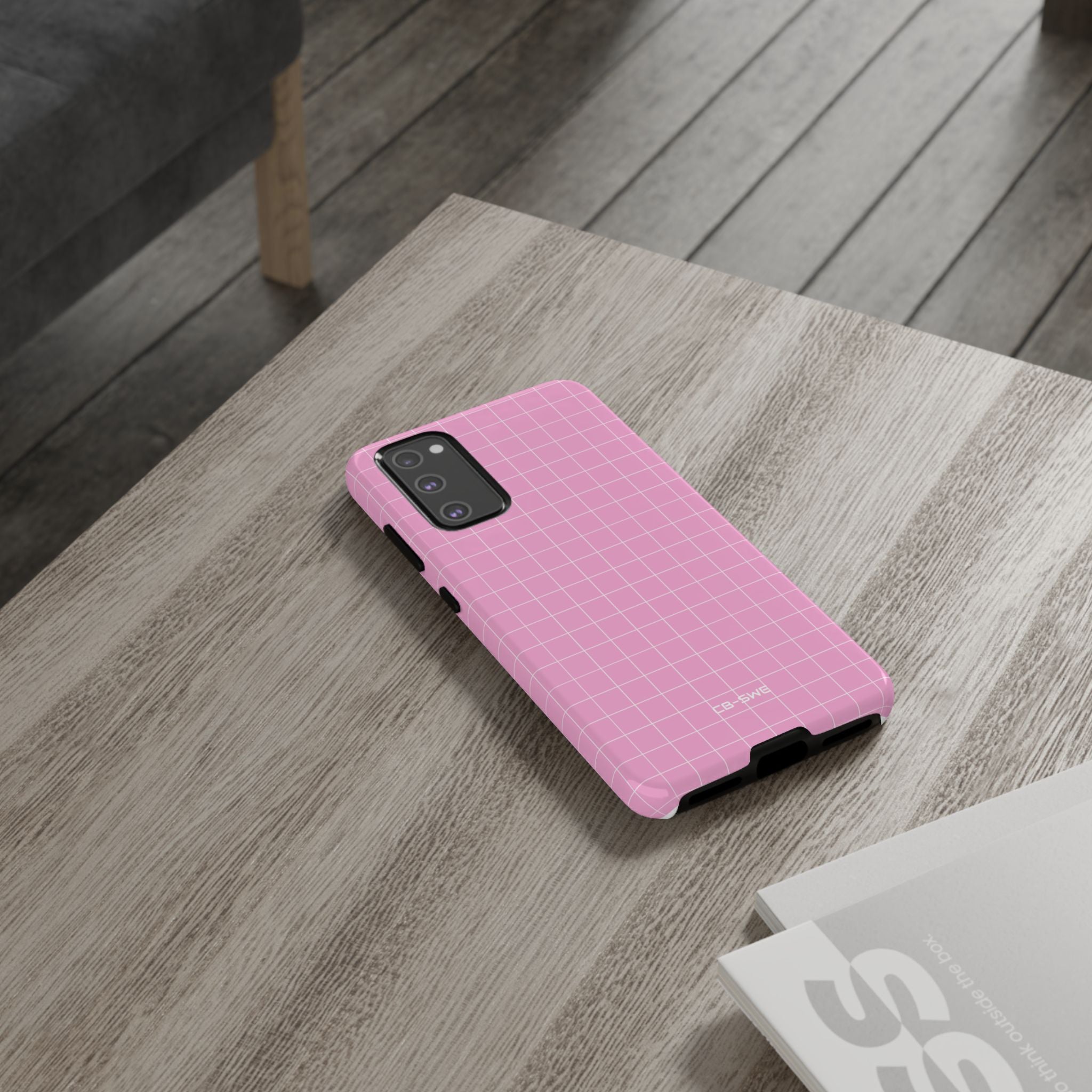 Pink Squares Align - Samsung Case