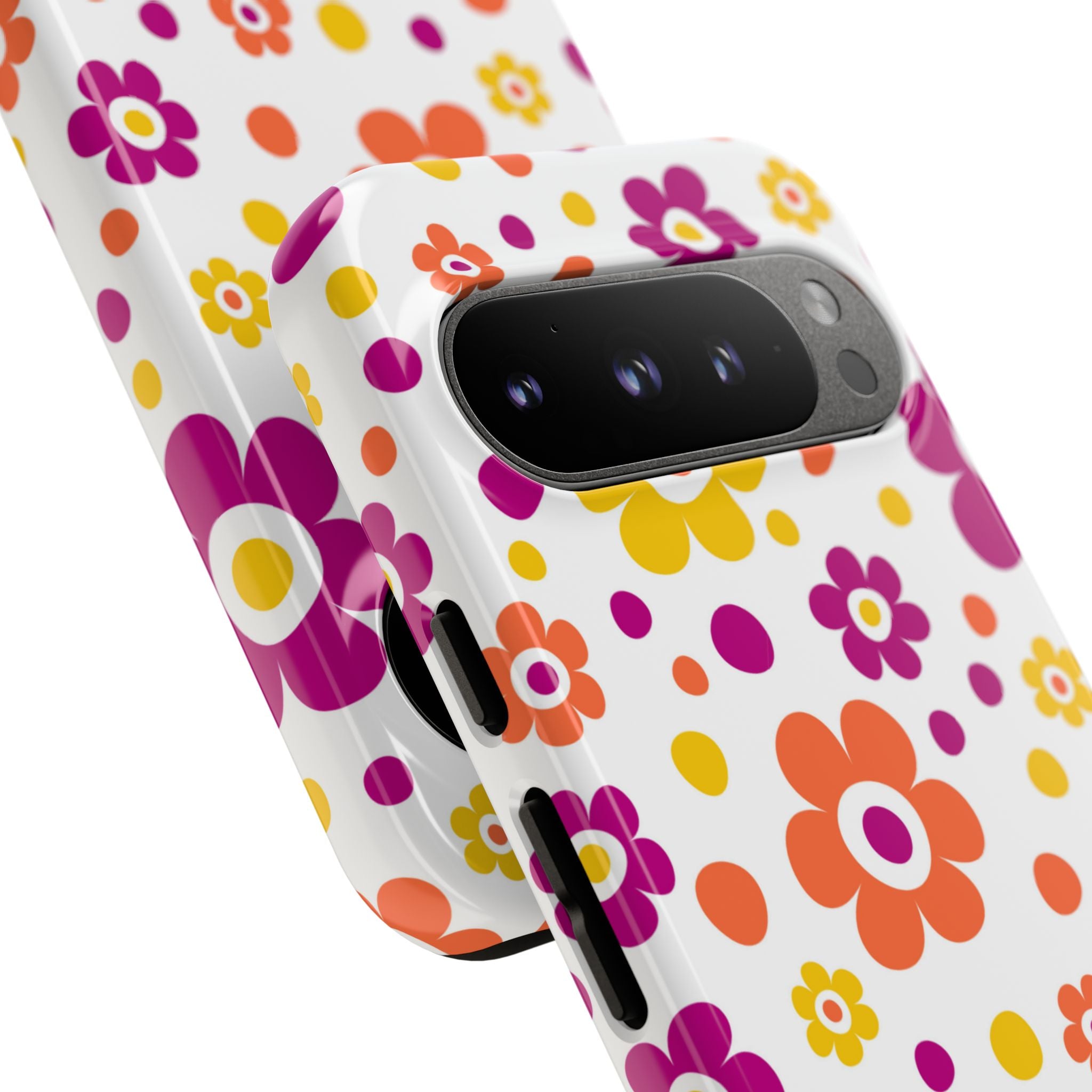 Retro Floral Playfulness - Google Pixel Case