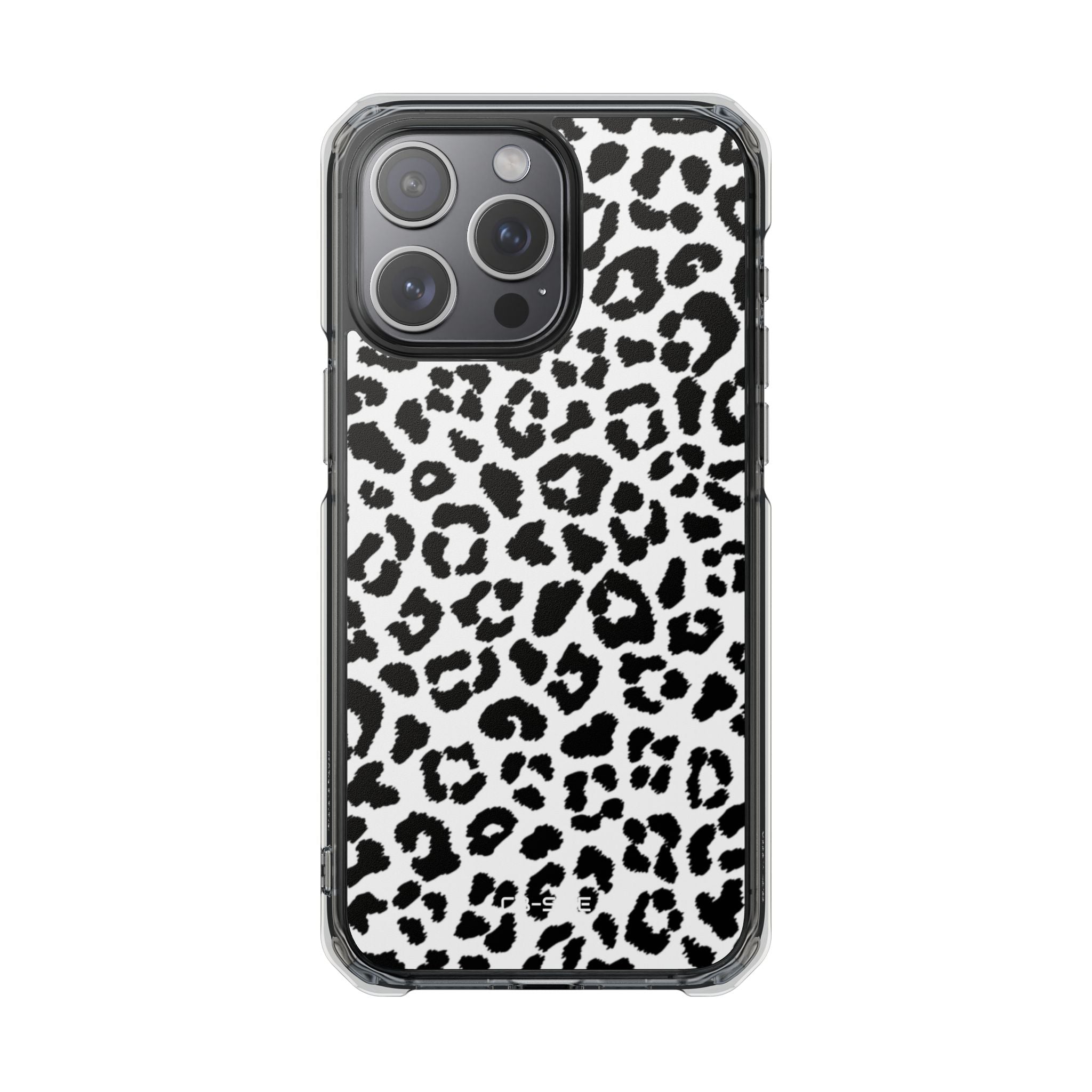 Monochrome Leopard Essence iPhone Case - Impact