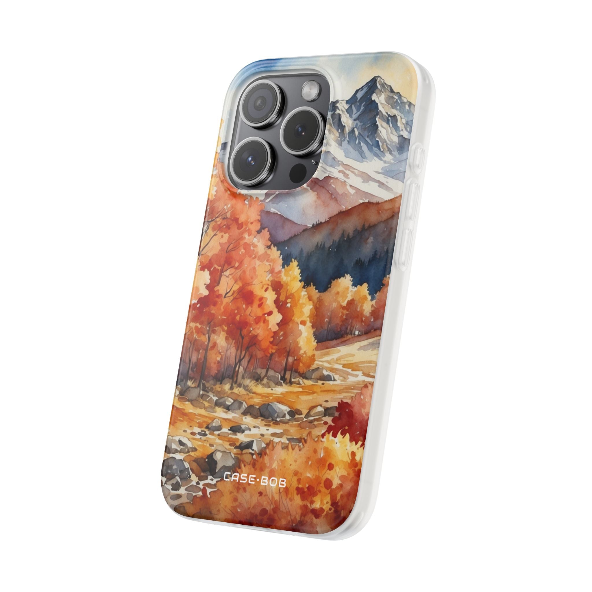 Snowcapped Radiance iPhone 15 Pro Case - Soft