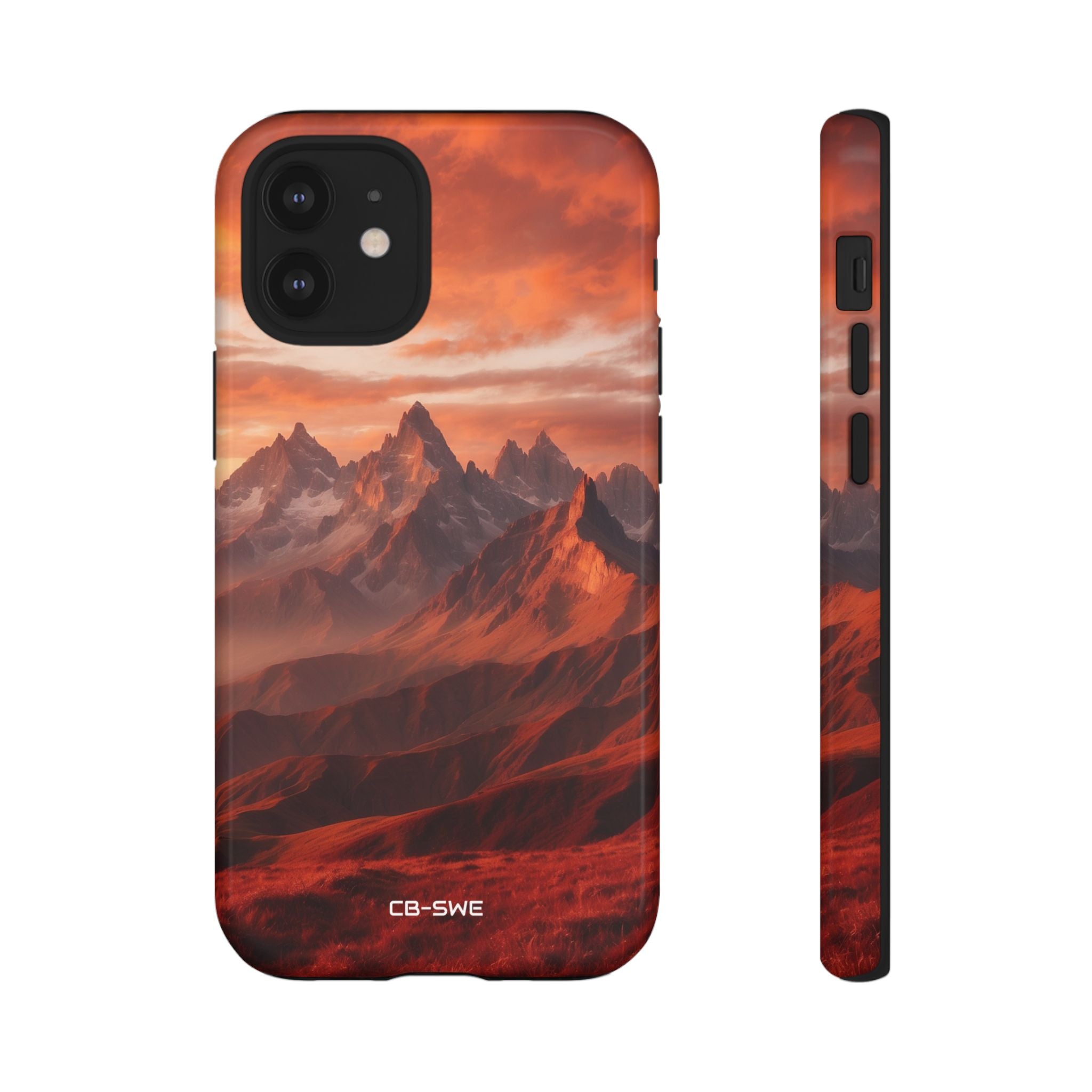 Mountain Peaks Glowing - iPhone Case