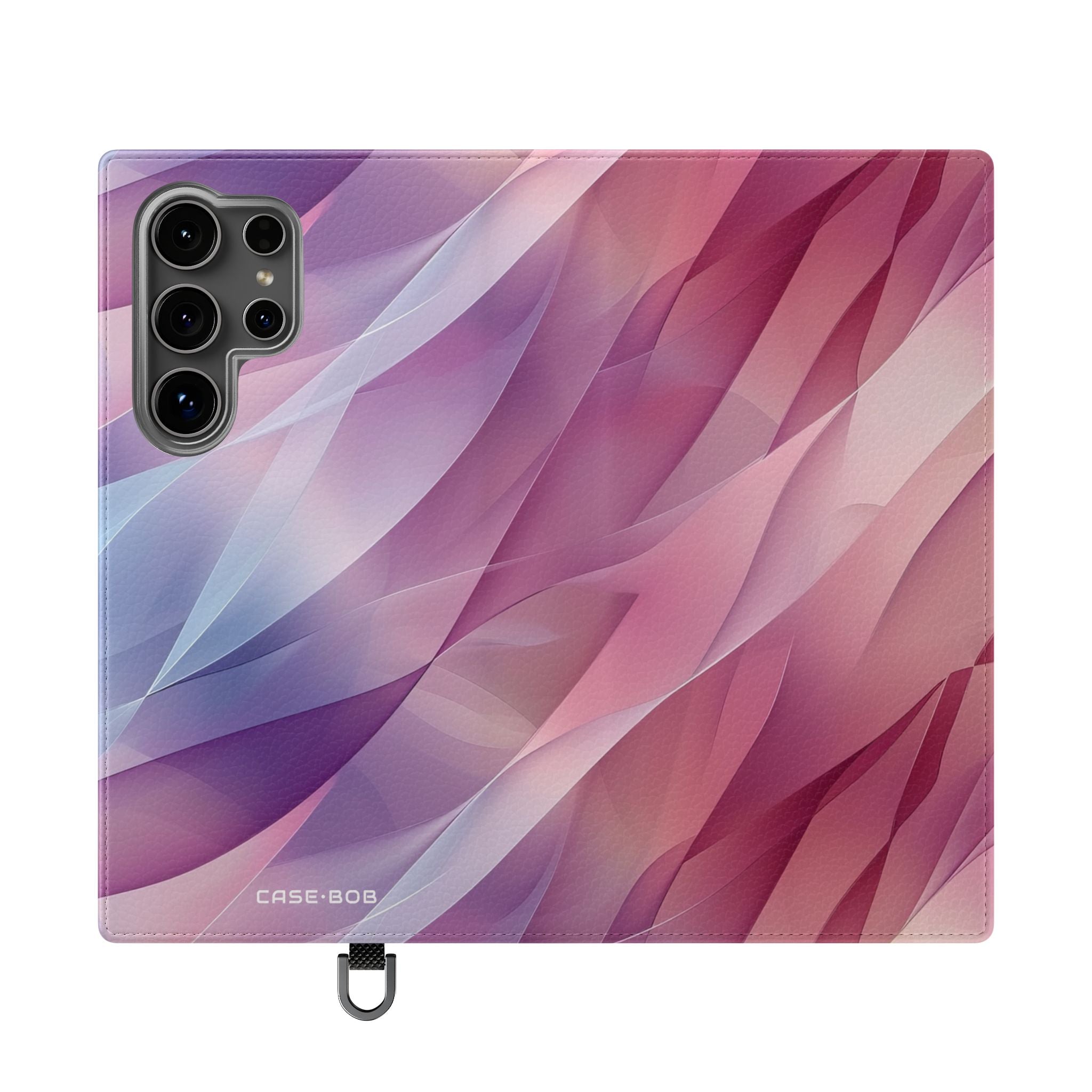 Pink Leafwave - Samsung S24 Ultra Case - Lompakkokotelo