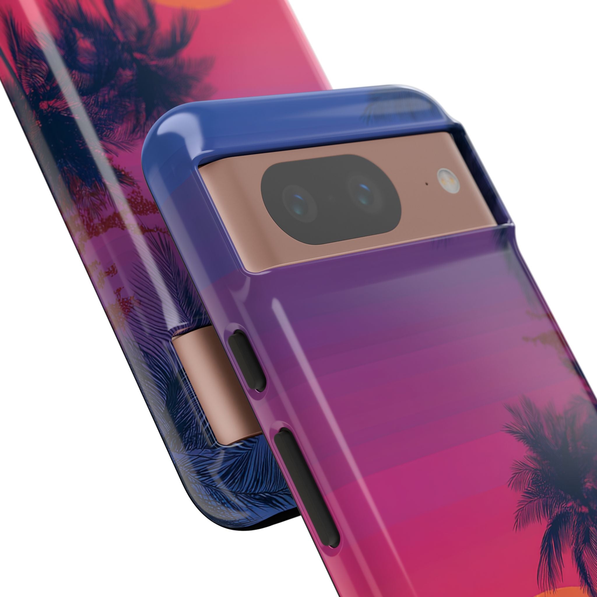 Tropical Sunset Silhouettes - Google Pixel Case