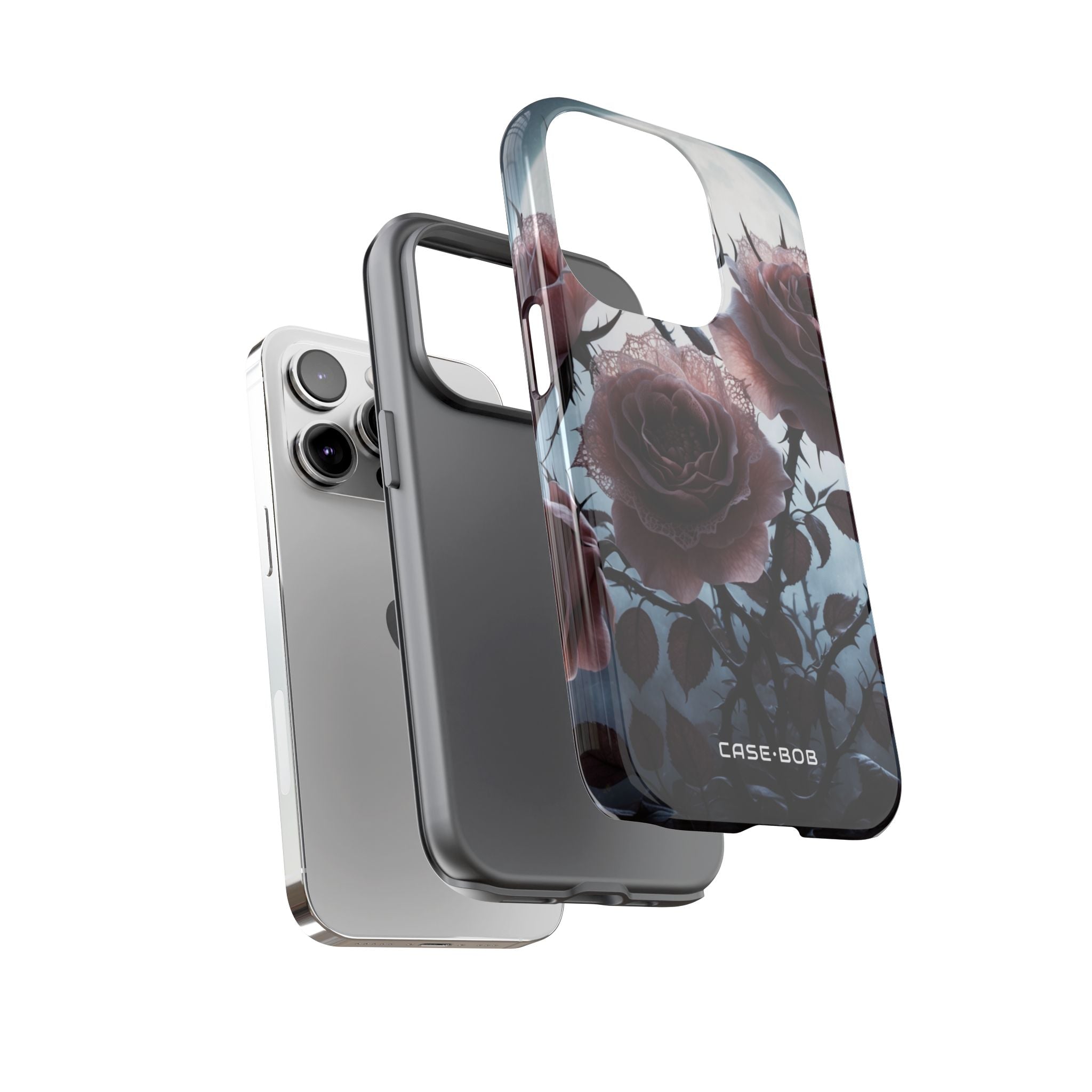 Luminous Rose Thorns iPhone 14 Pro Case - Tough