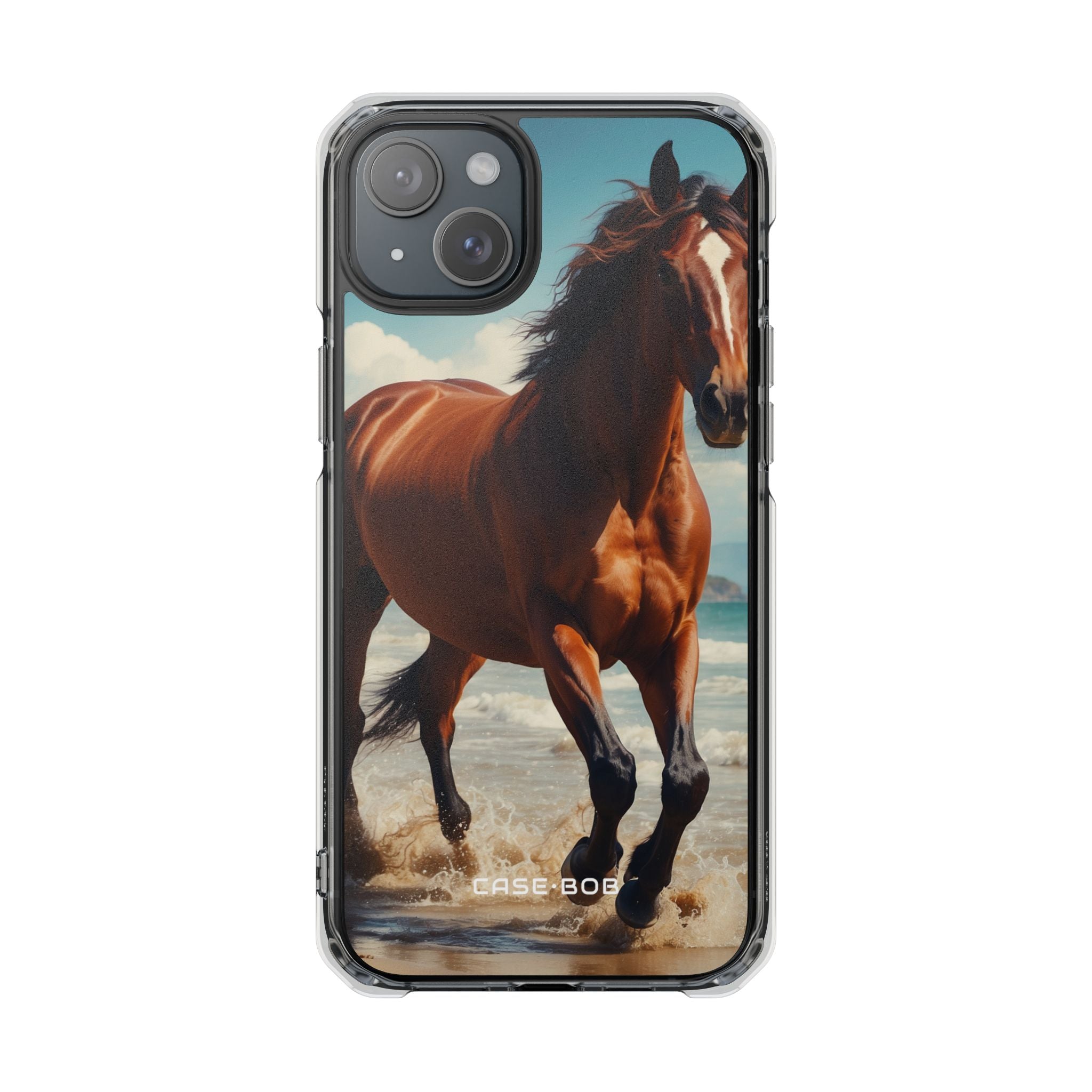 Blazing Horse iPhone 15 Plus Case - Impact